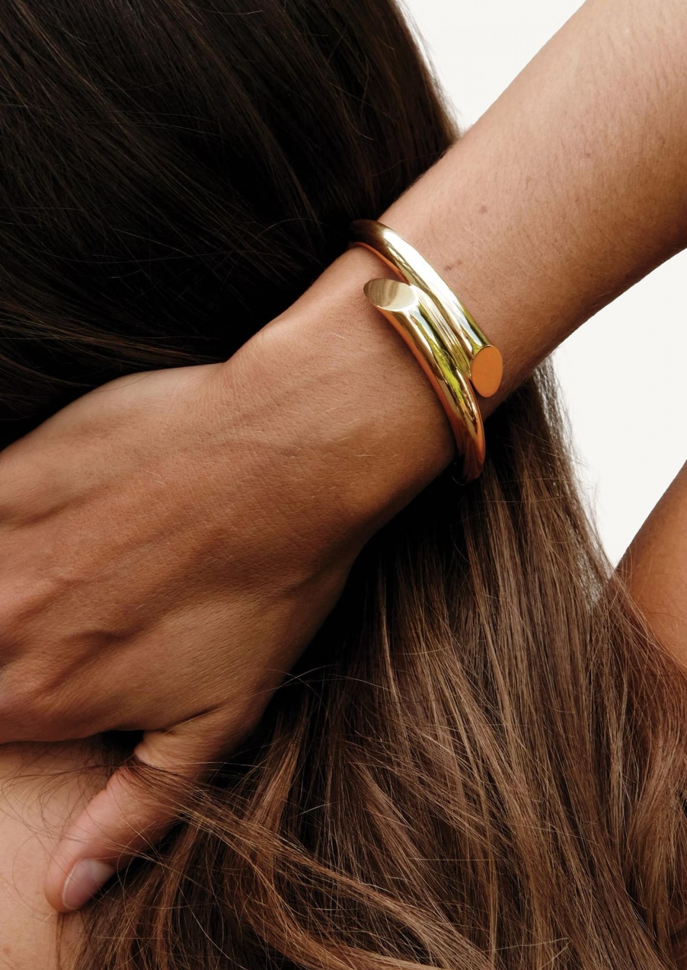 Bracelet biseau en vermeil