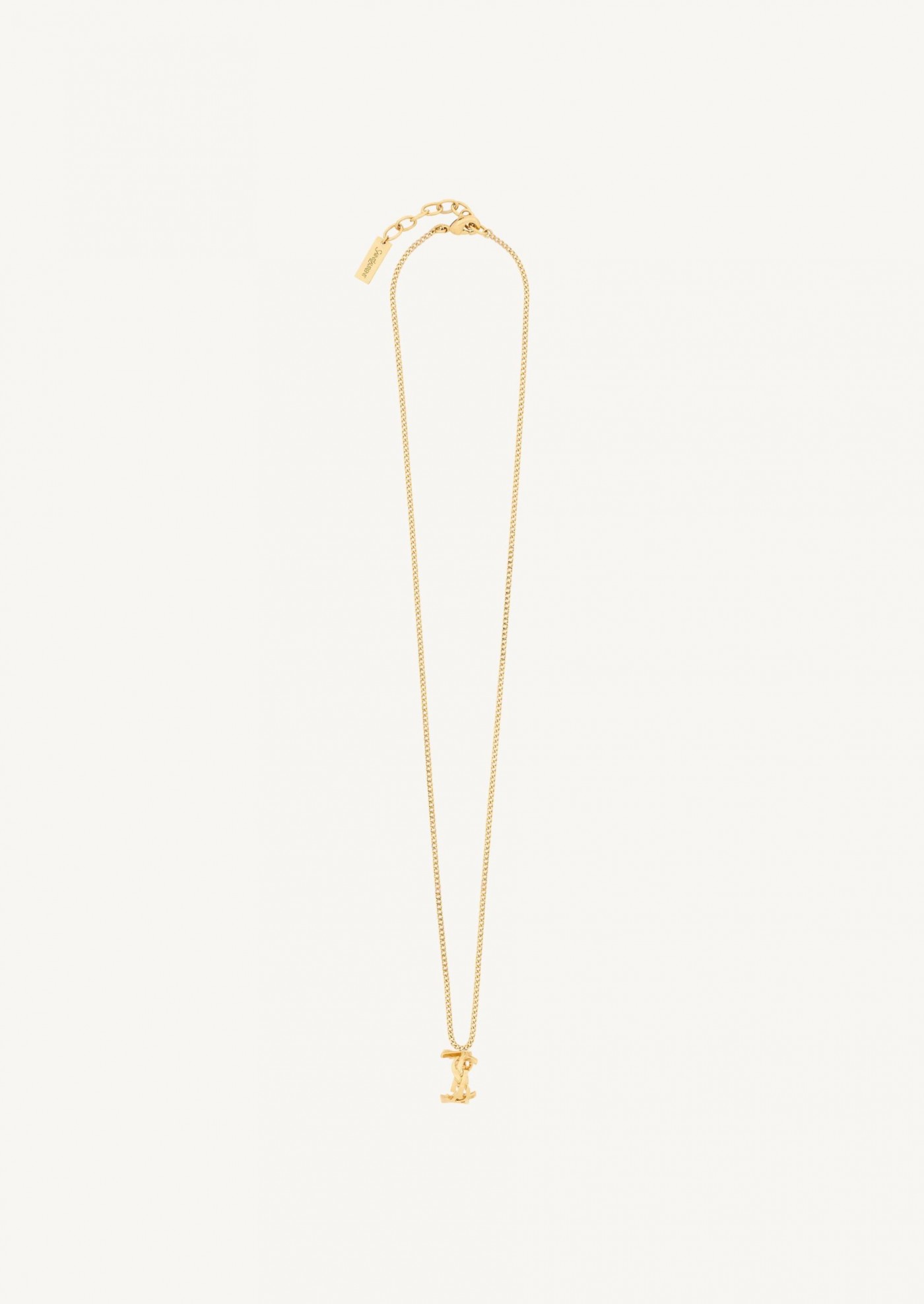 Cassandre collier en métal doré