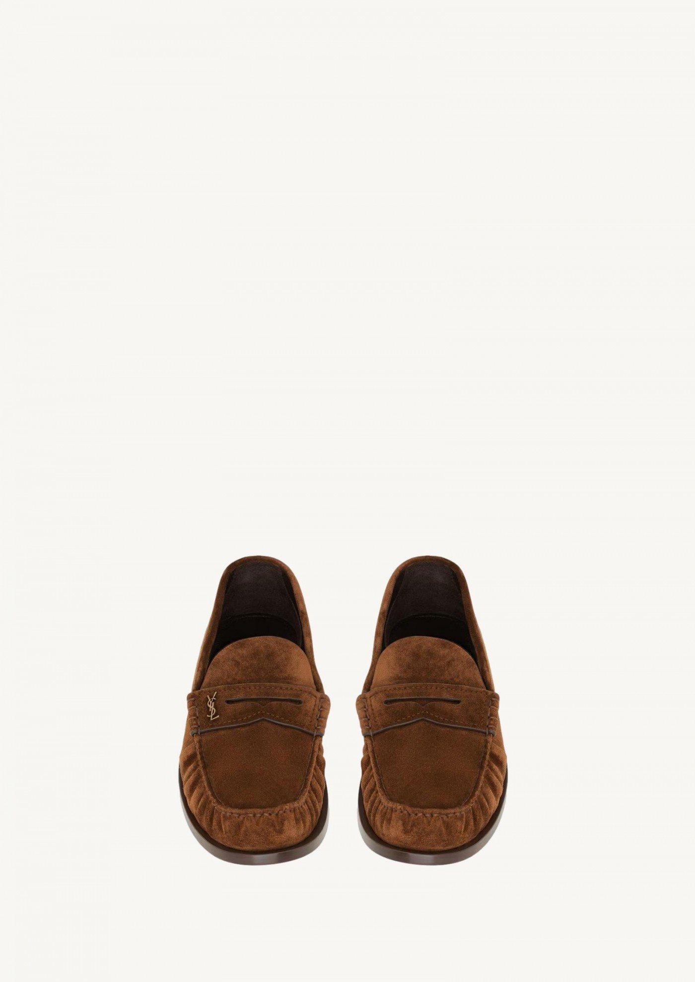 Laurent suede loafers snuff