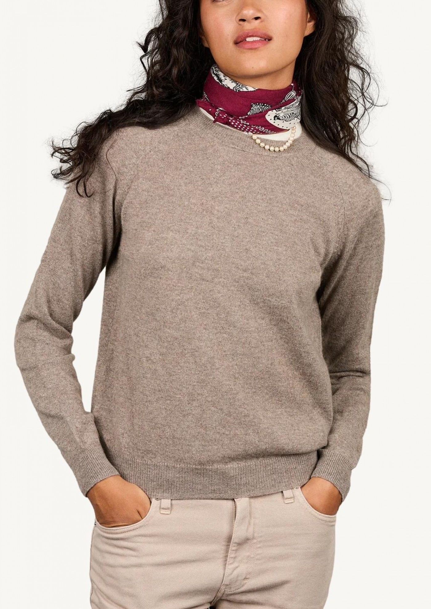 Pull mila light beige