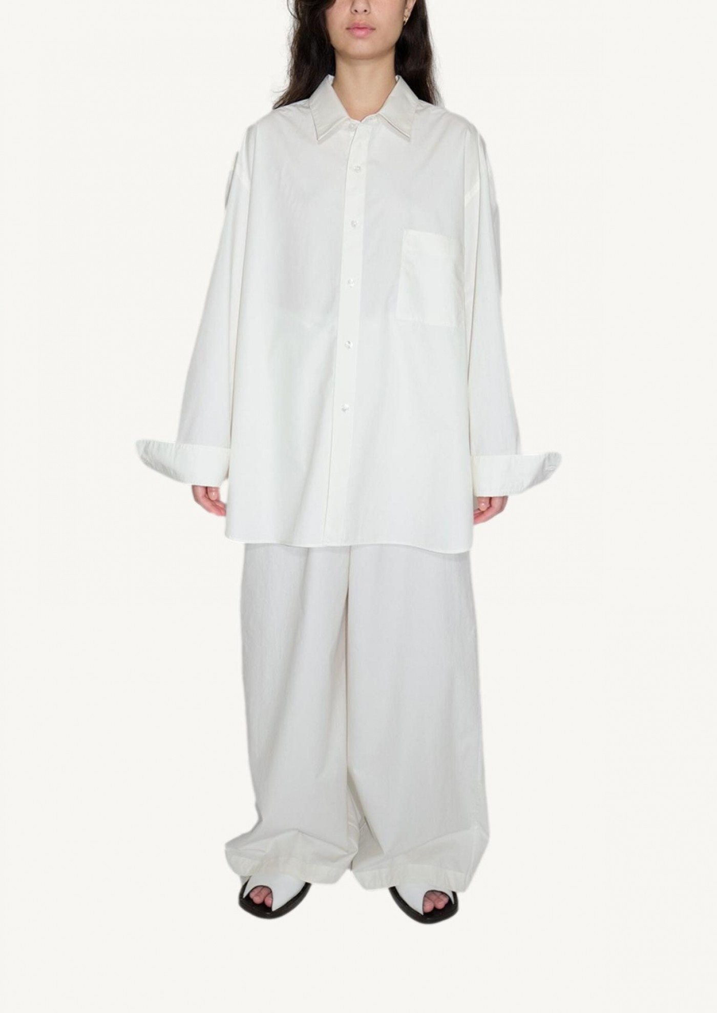 ＼半額SALE／ Japanese Cristaseya - shirt poplin cotton トップス