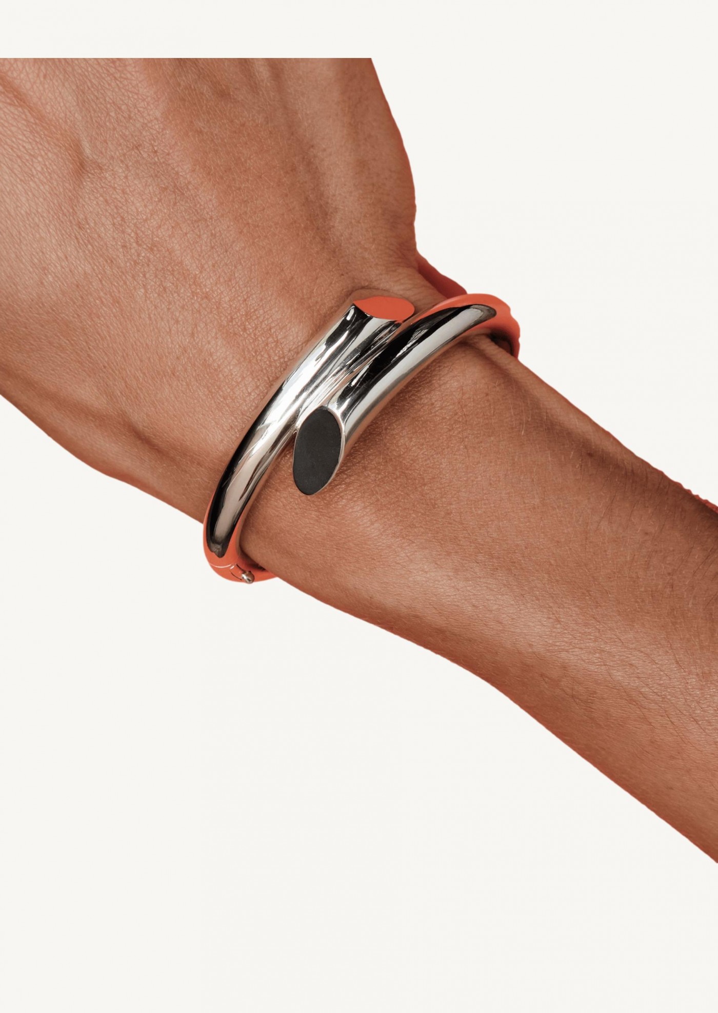 Bracelet biseau en argent