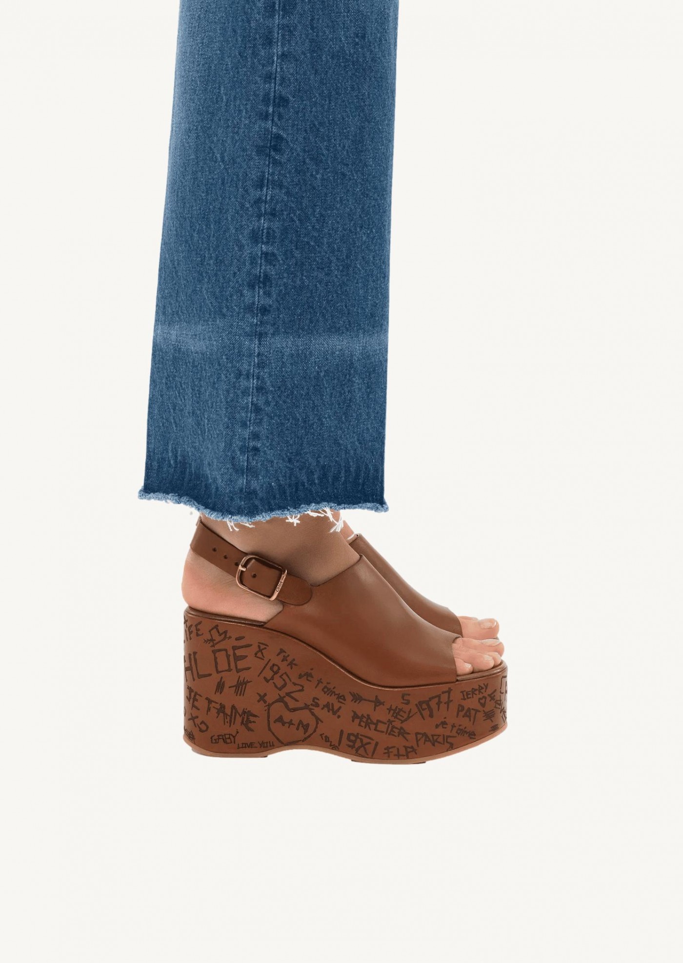 Maxime wedge sandals - Chloé