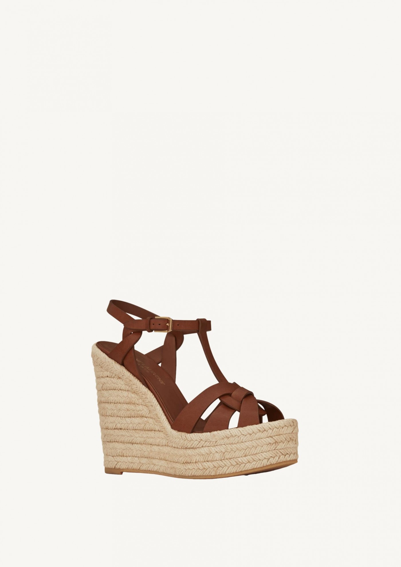 Tribute espadrille wedges brown