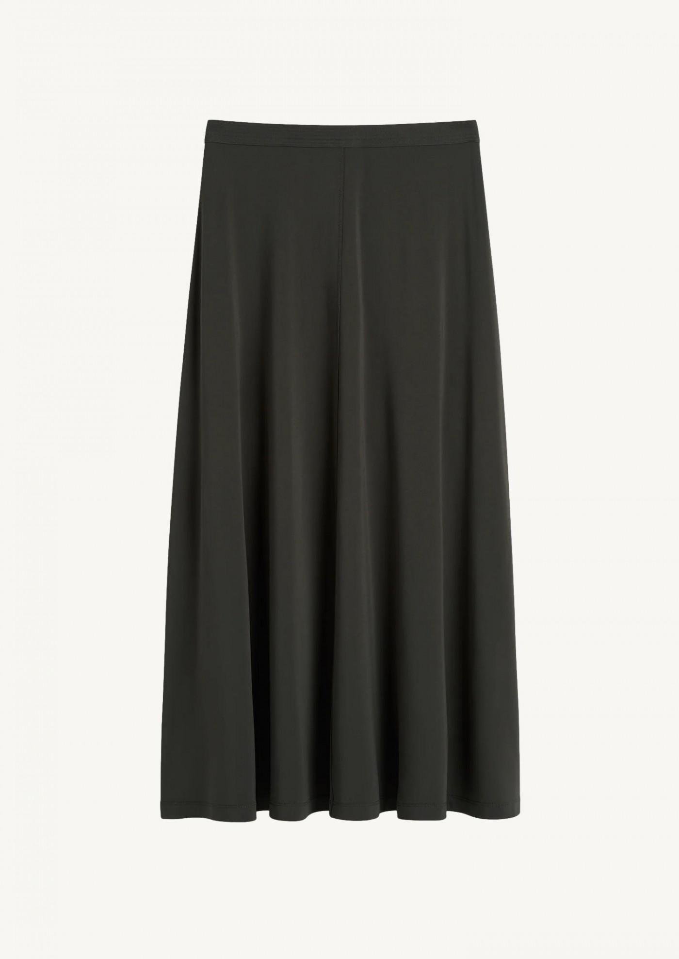 Fluid jersey skirt pepper