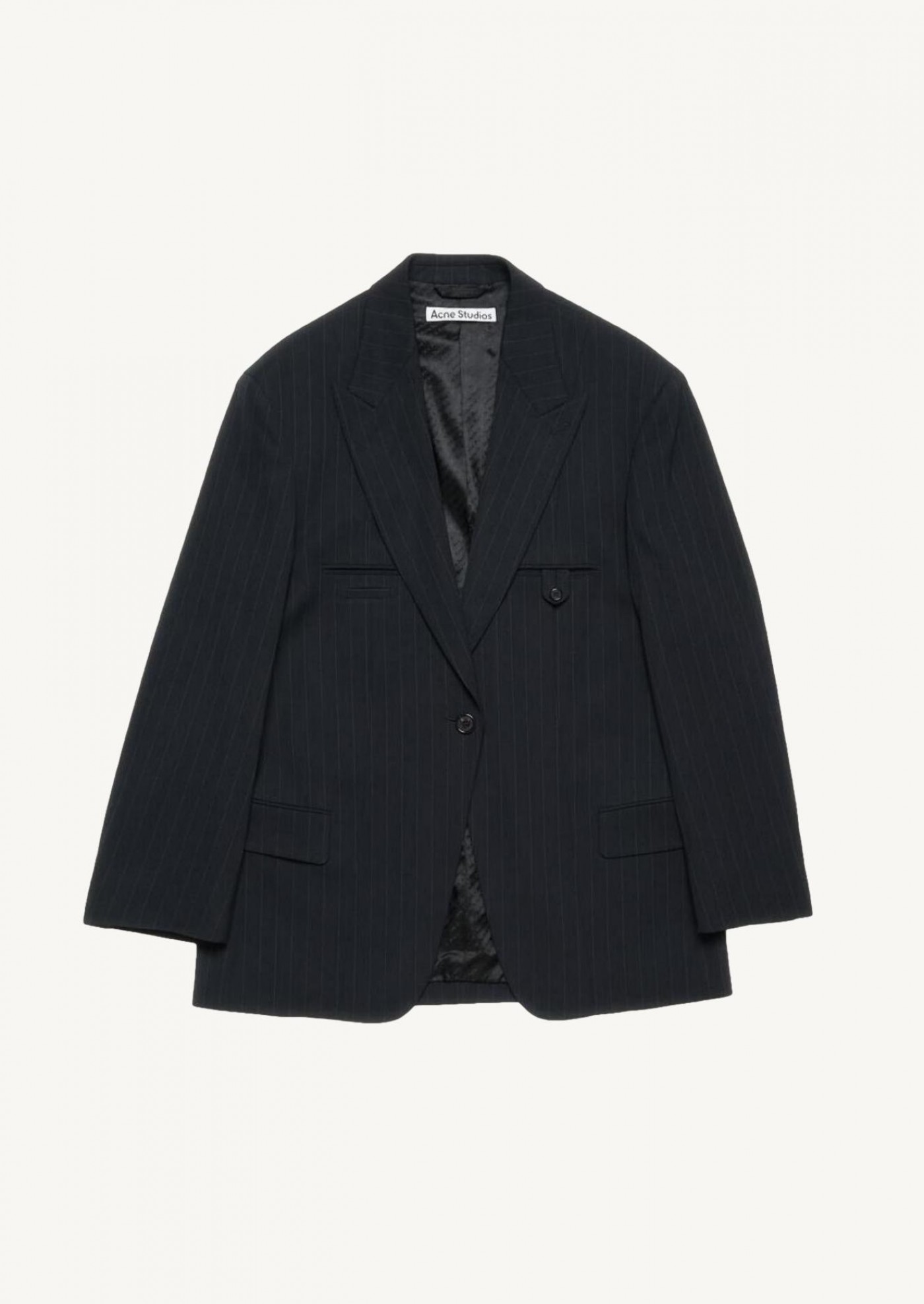 Straight suit jacket