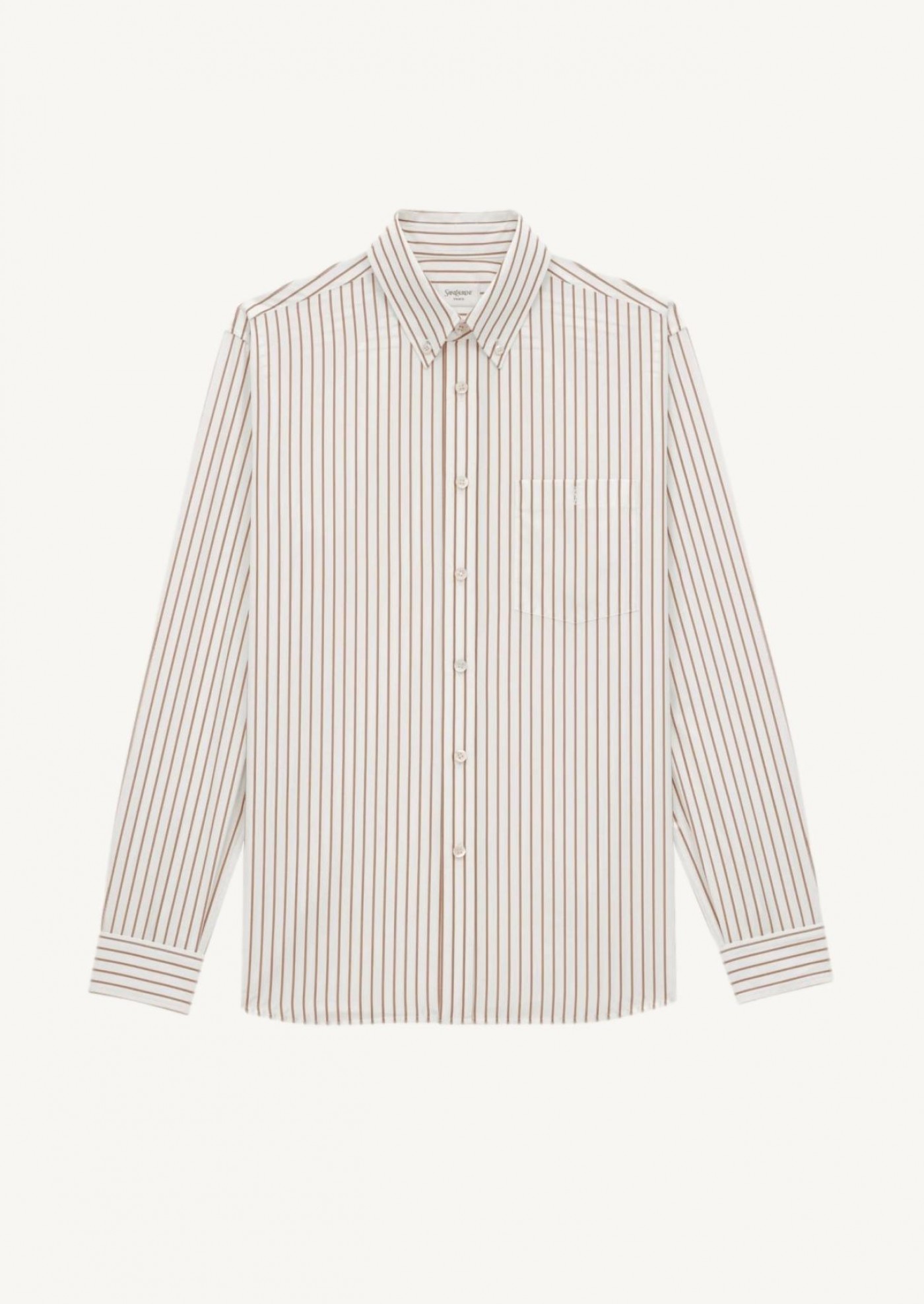 Cassandre shirt with caramel stripes