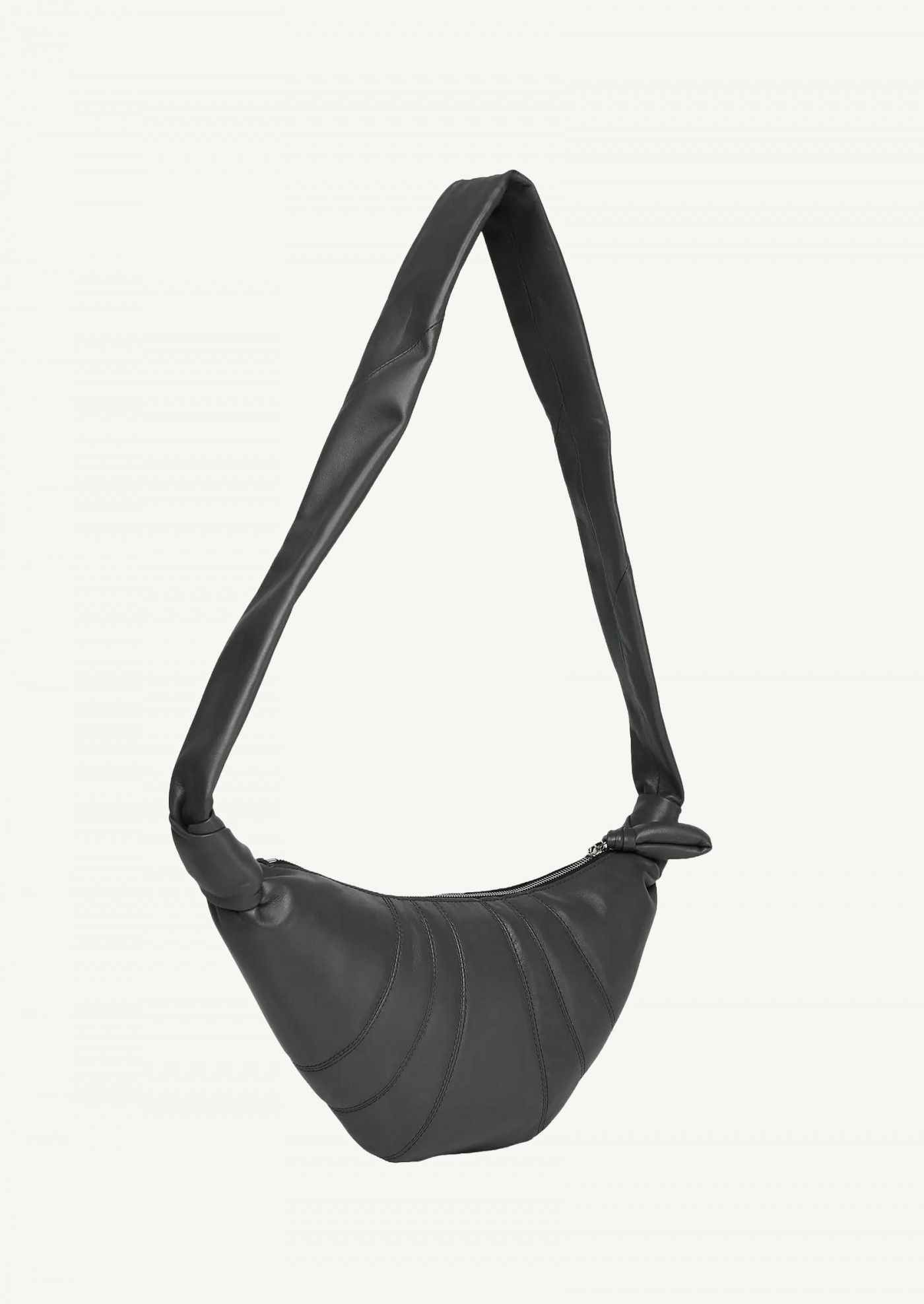 SMALL CROISSANT BAG ASHPHALT