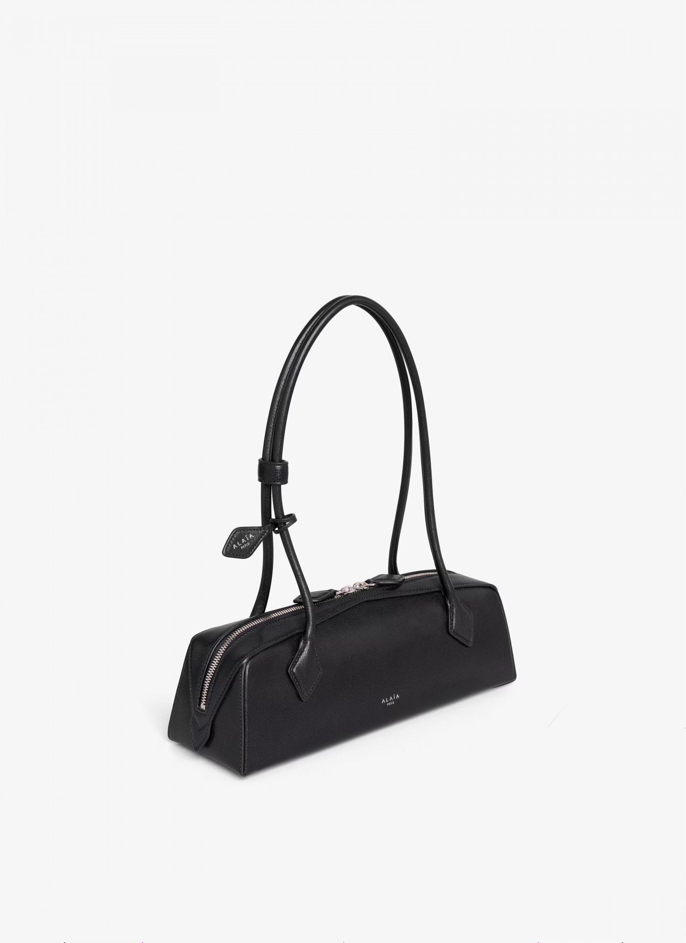Le medium Teckel en cuir noir