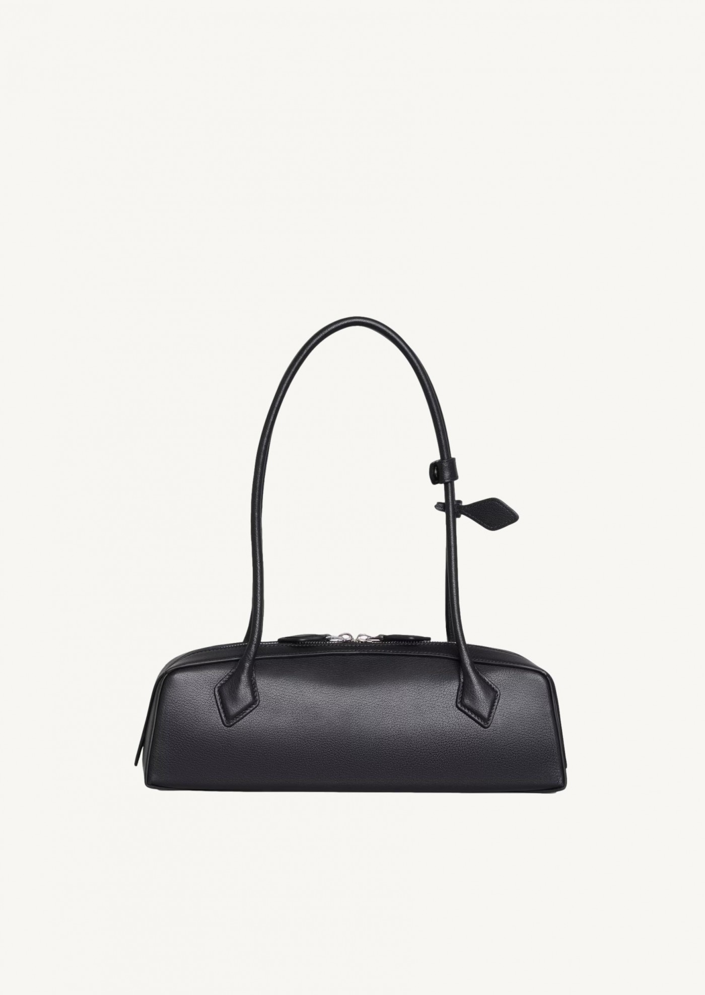 Dachshund medium in black leather