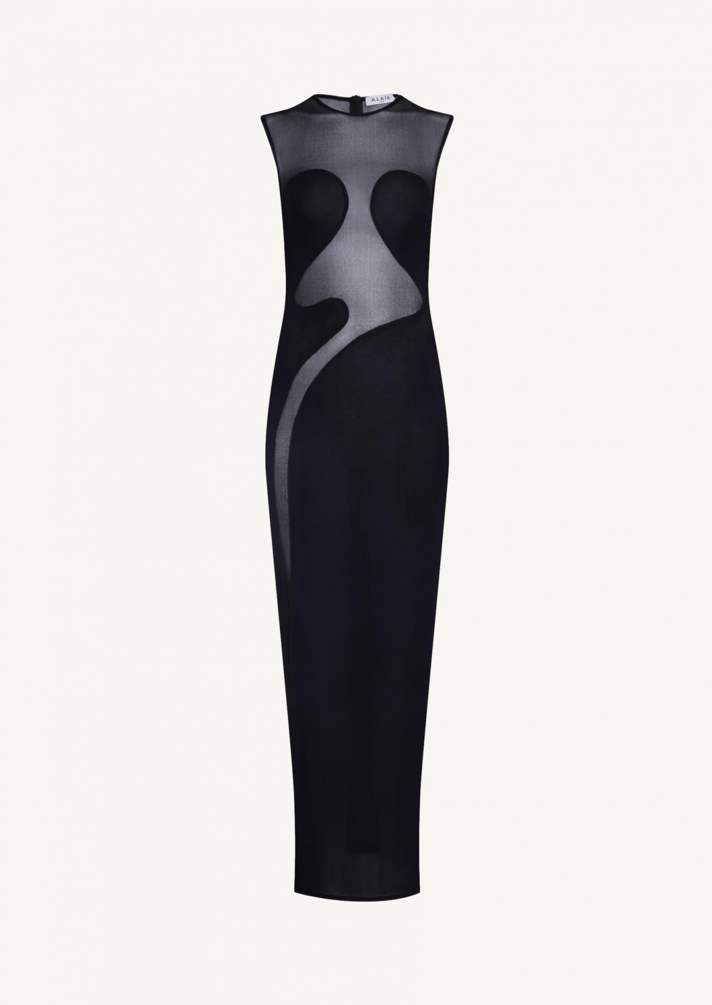 【ALAIA直営店】ROBE SCULPTEE EN MAILLE Robe sculptée en maille noire - Alaïa