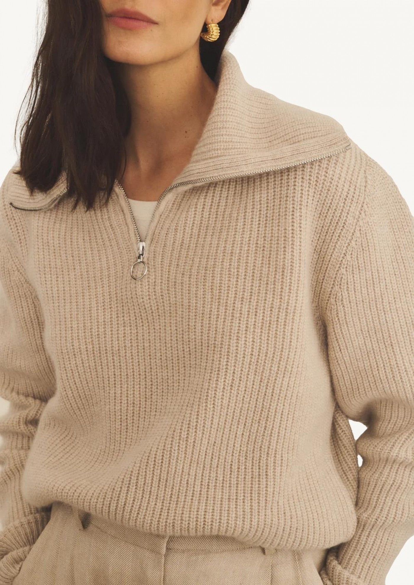 Sam trucker sweater - oatmeal