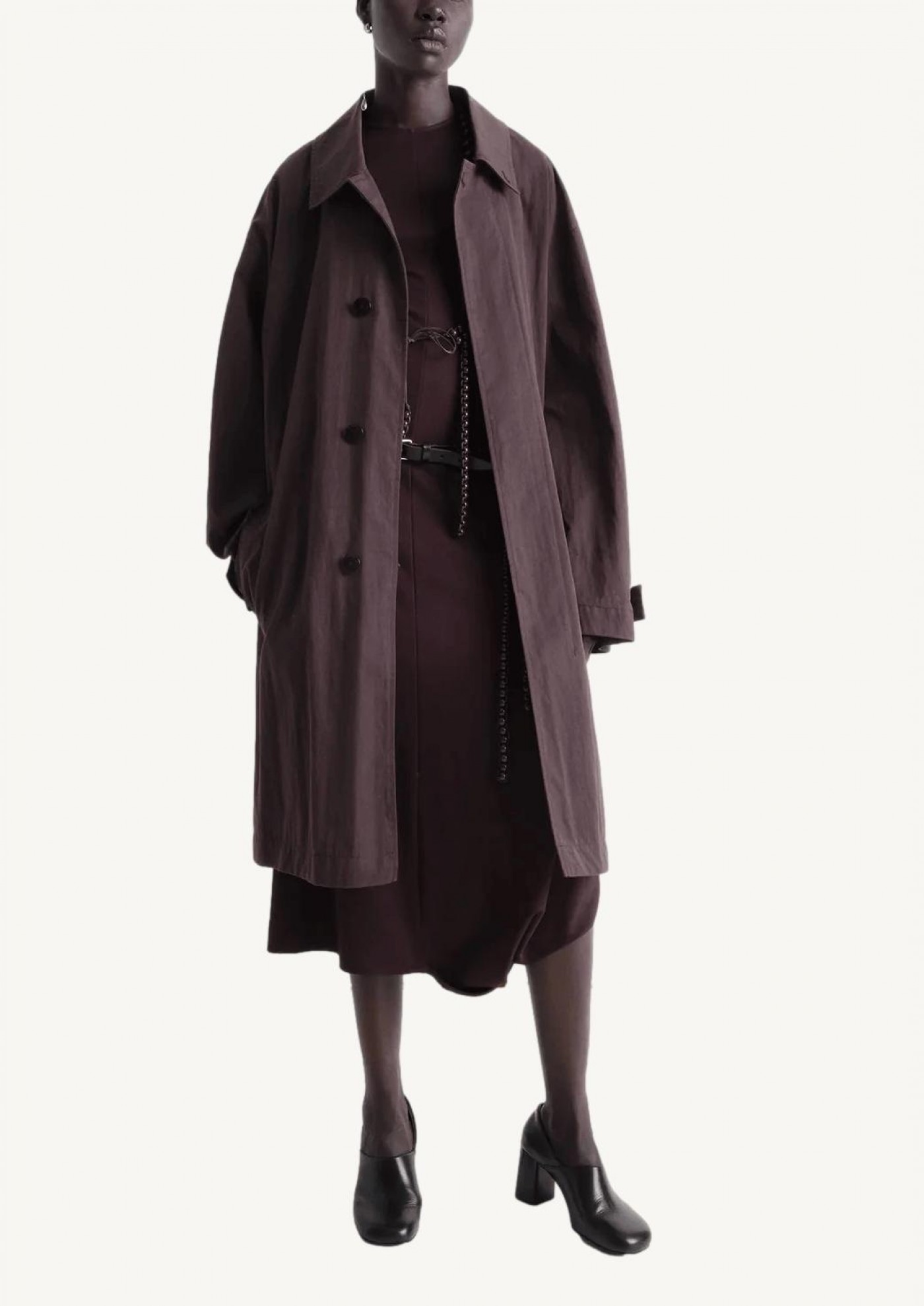 Car coat dark chocolat