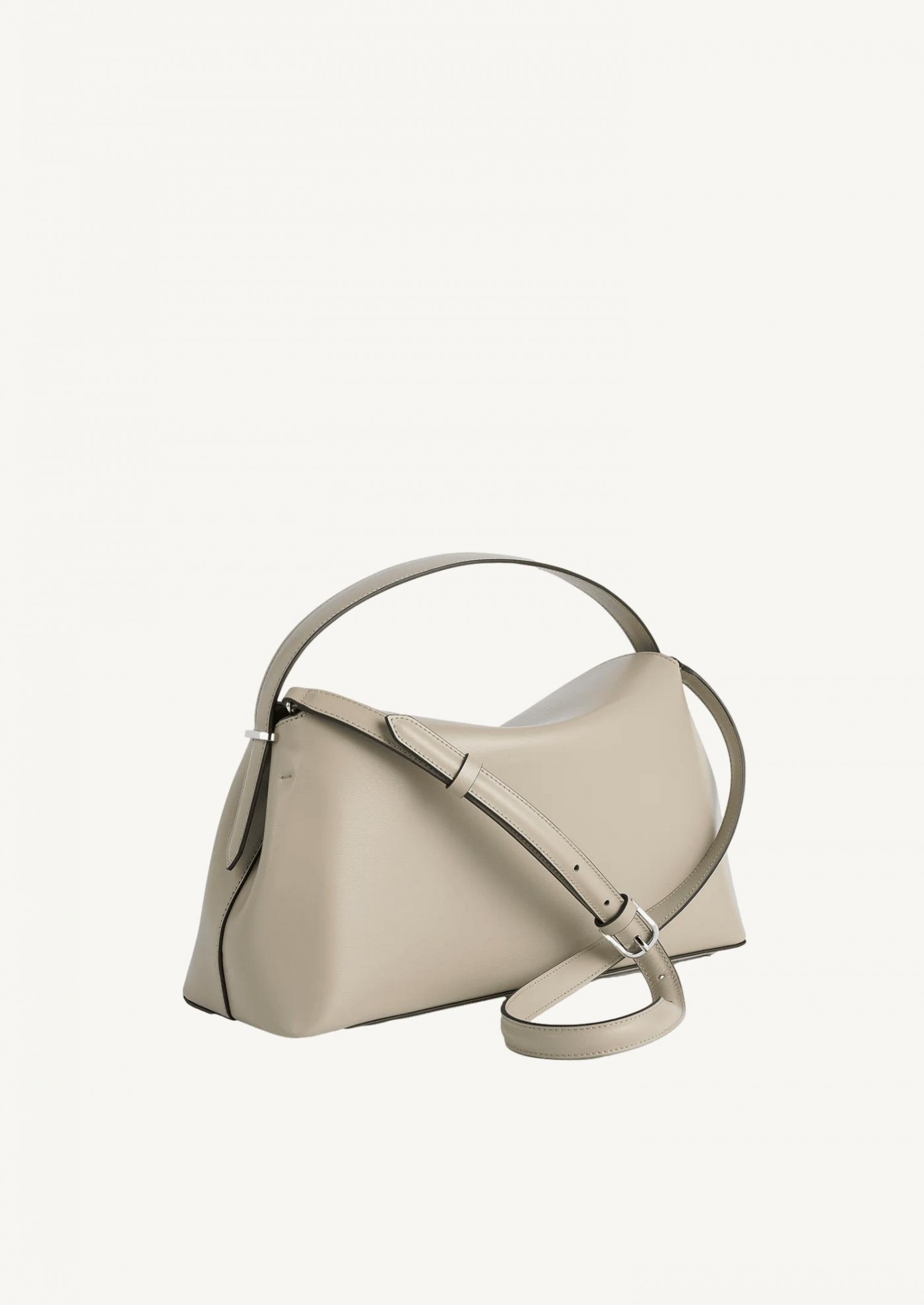 T-Lock en cuir lisse fawn poignée supérieure
