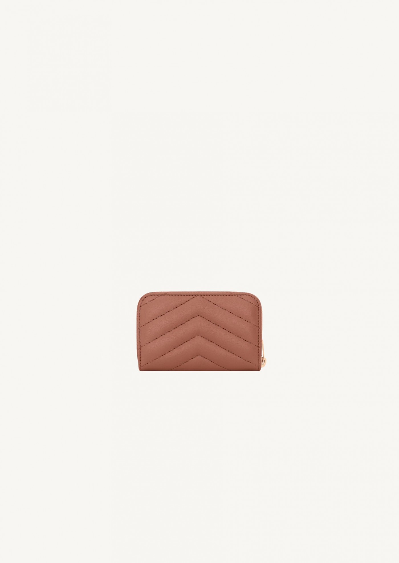 Cassandre lambskin leather wallet barely pink