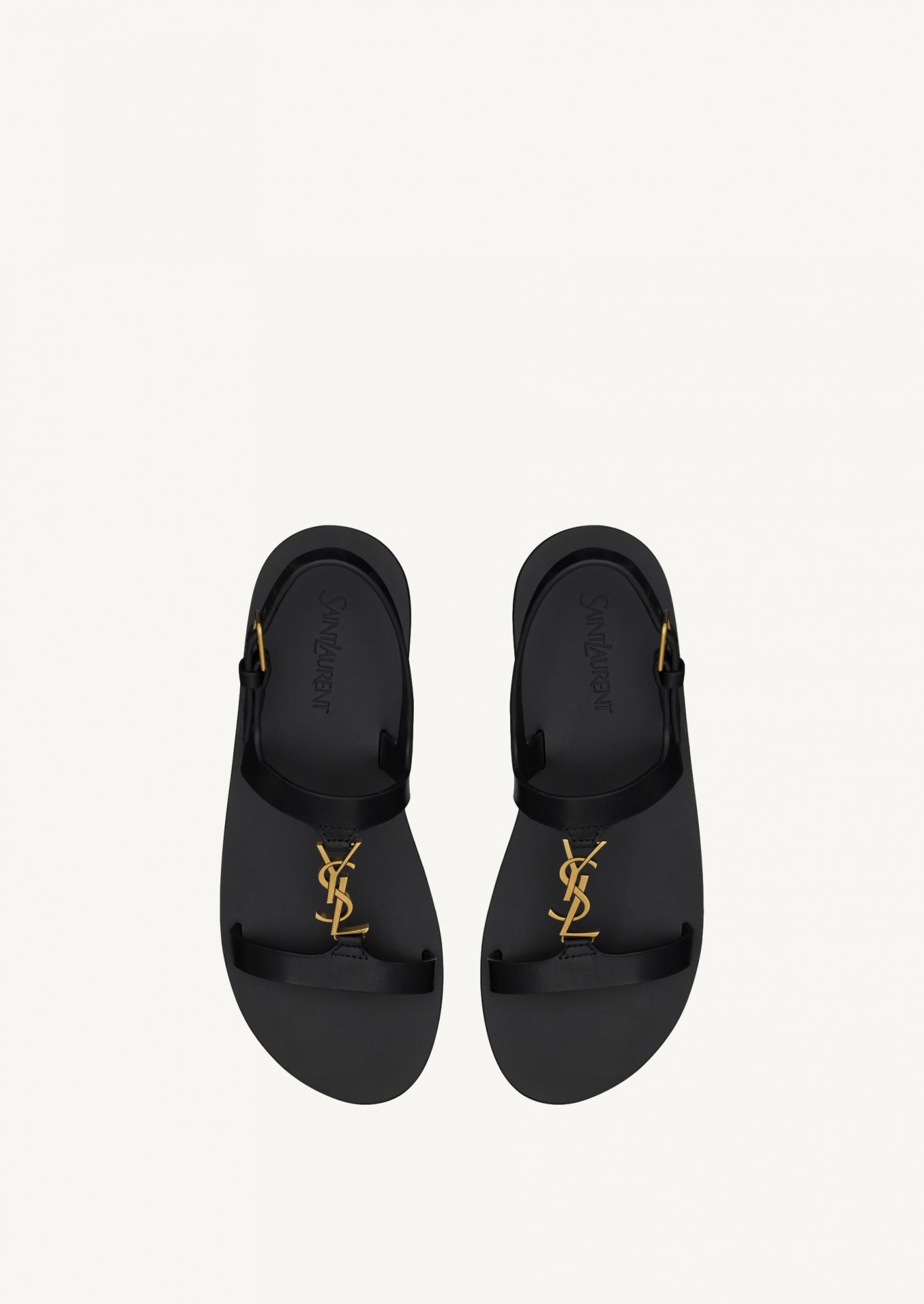 Sandales Cassandra en cuir lisse