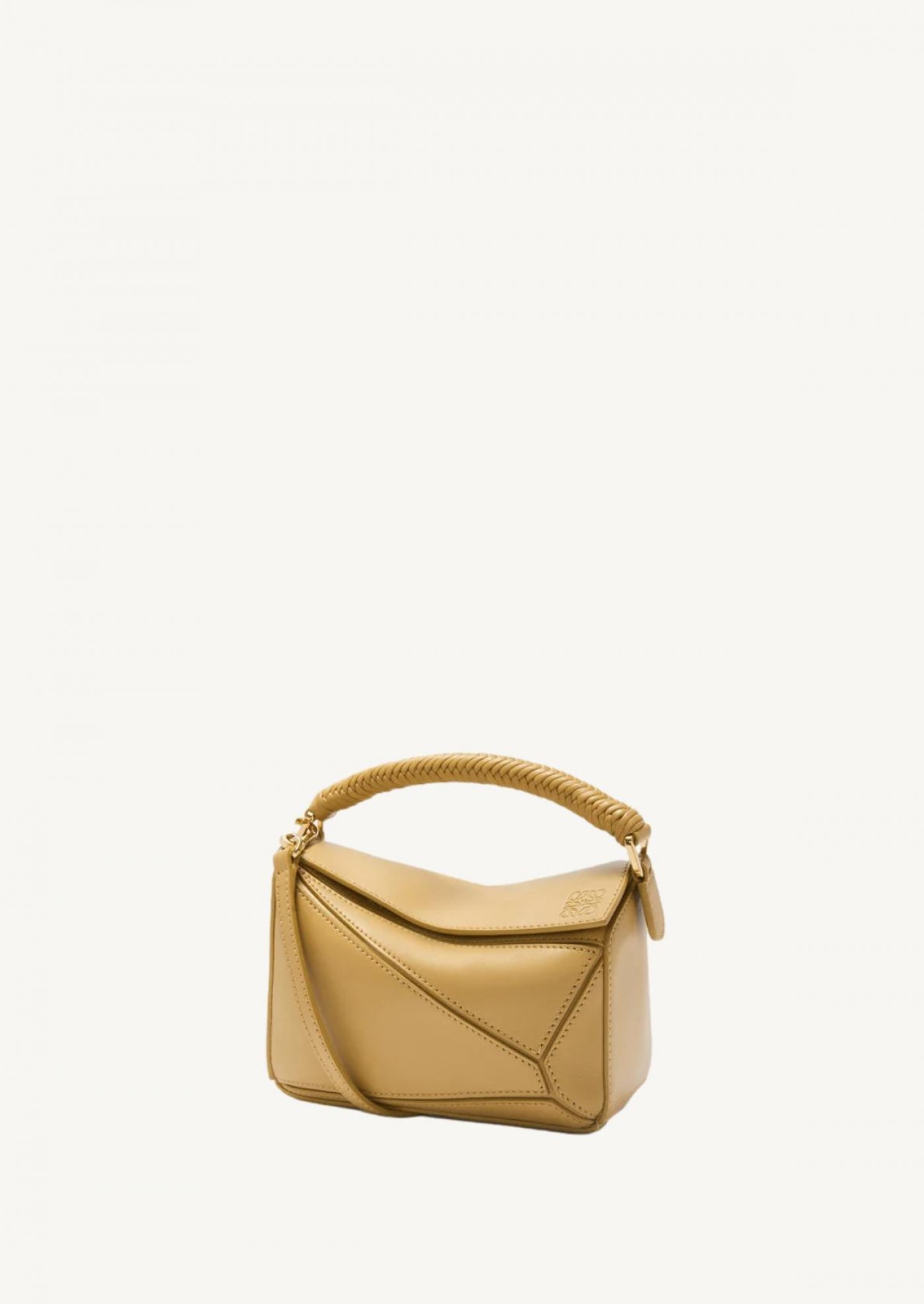 Puzzle mini bag in smooth sahara calf leather