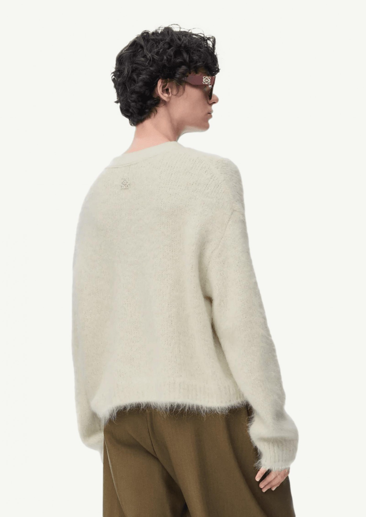Cardigan en alpaga et laine mélangés Loewe