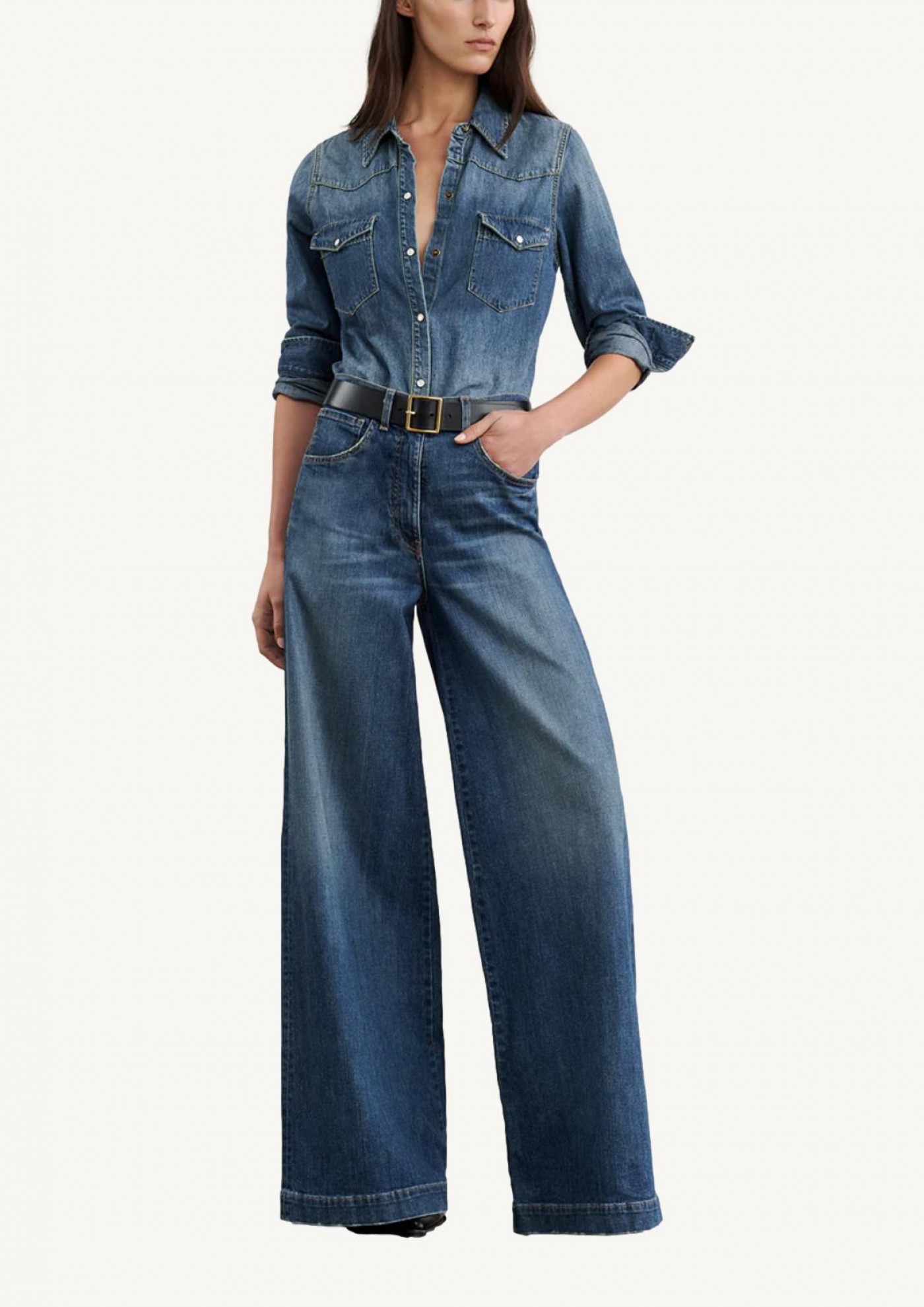 Chemise Travis bleue