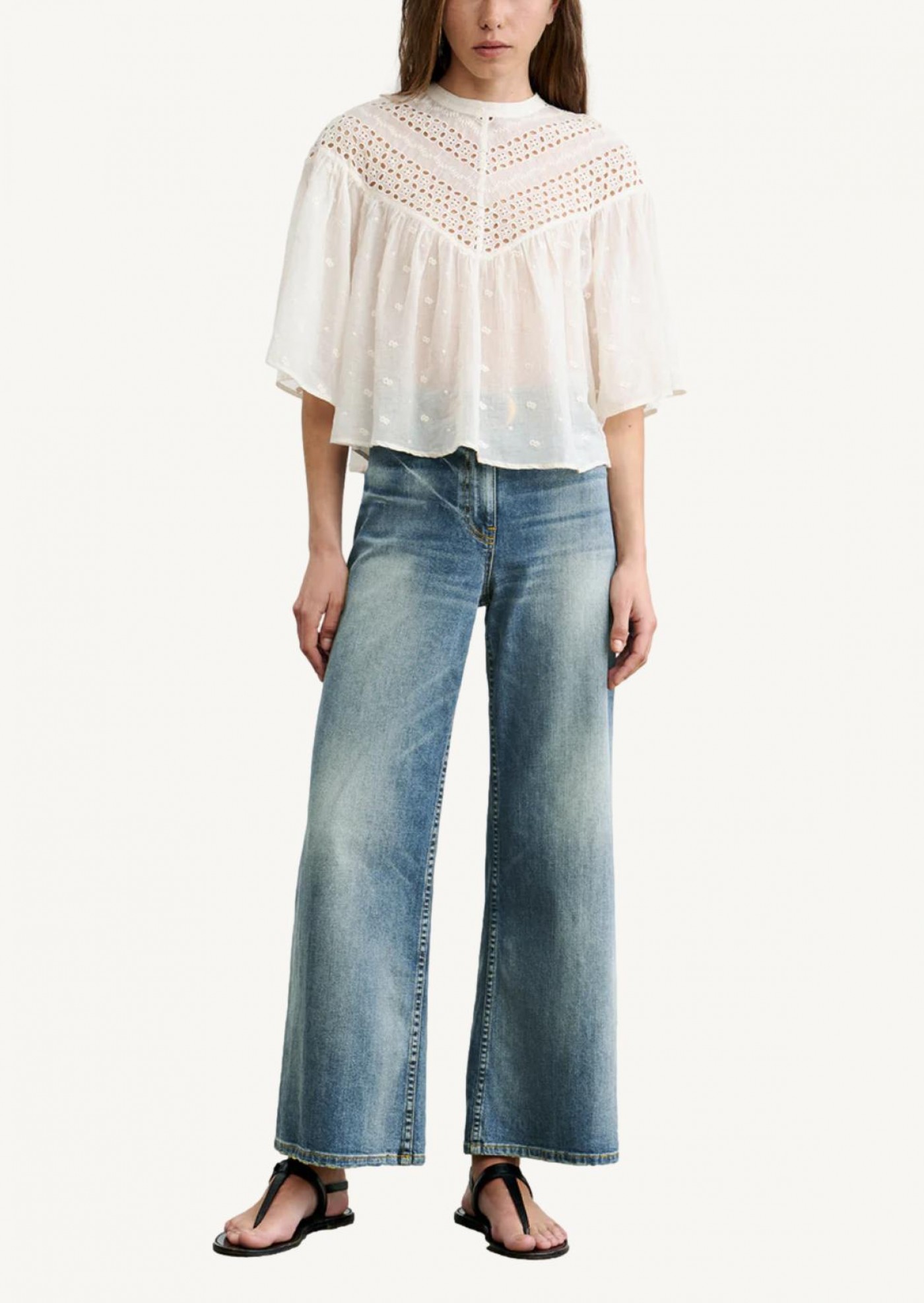 Mikki ivory blouse