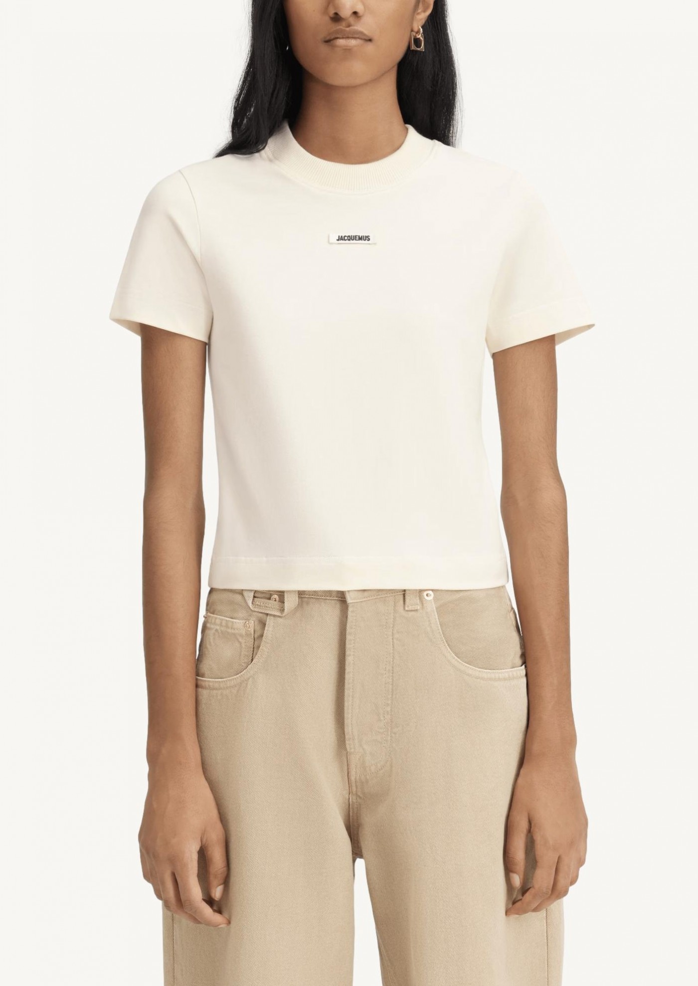 Le t-shirt Gros Grain en beige