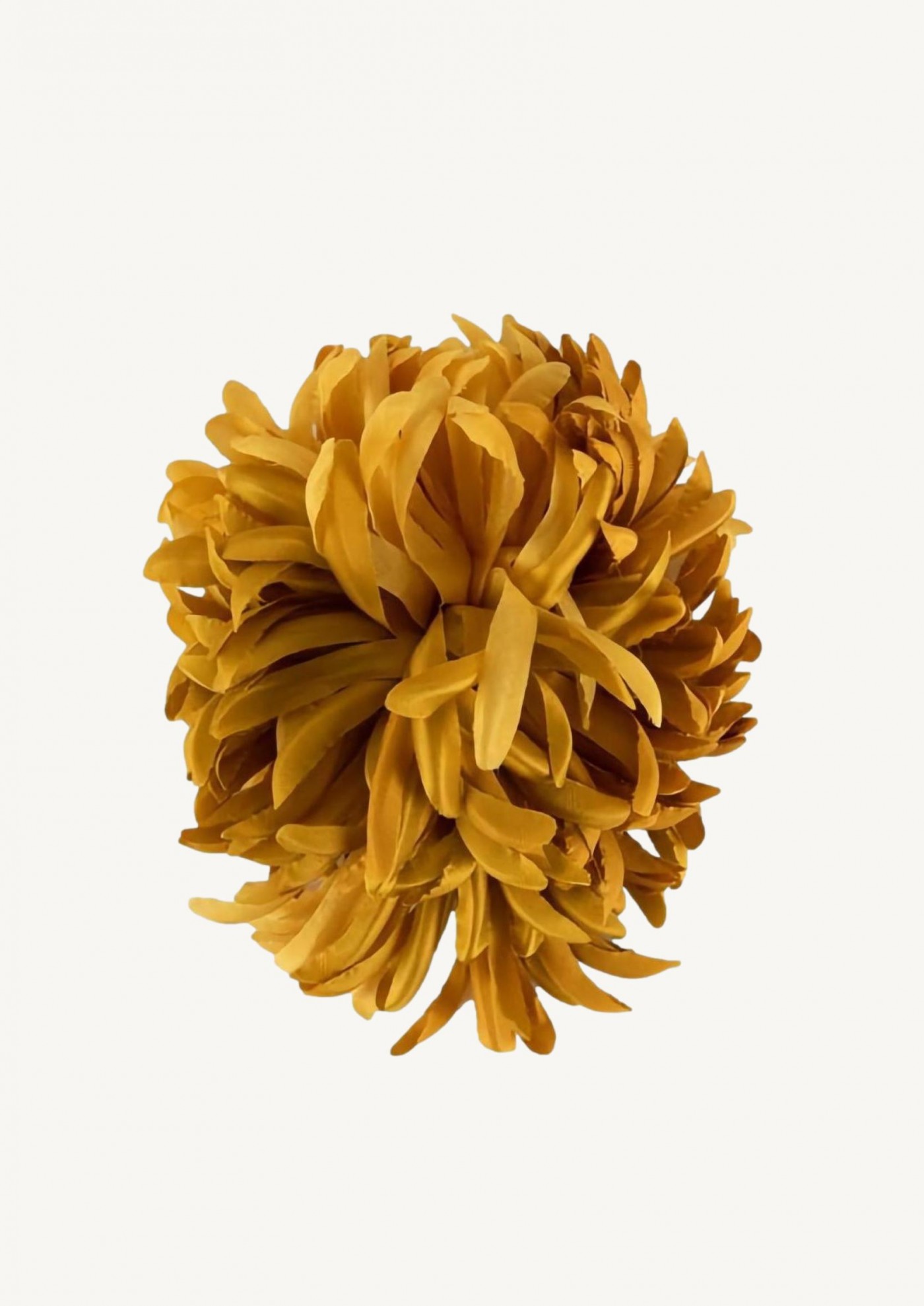 Gold anemone brooch