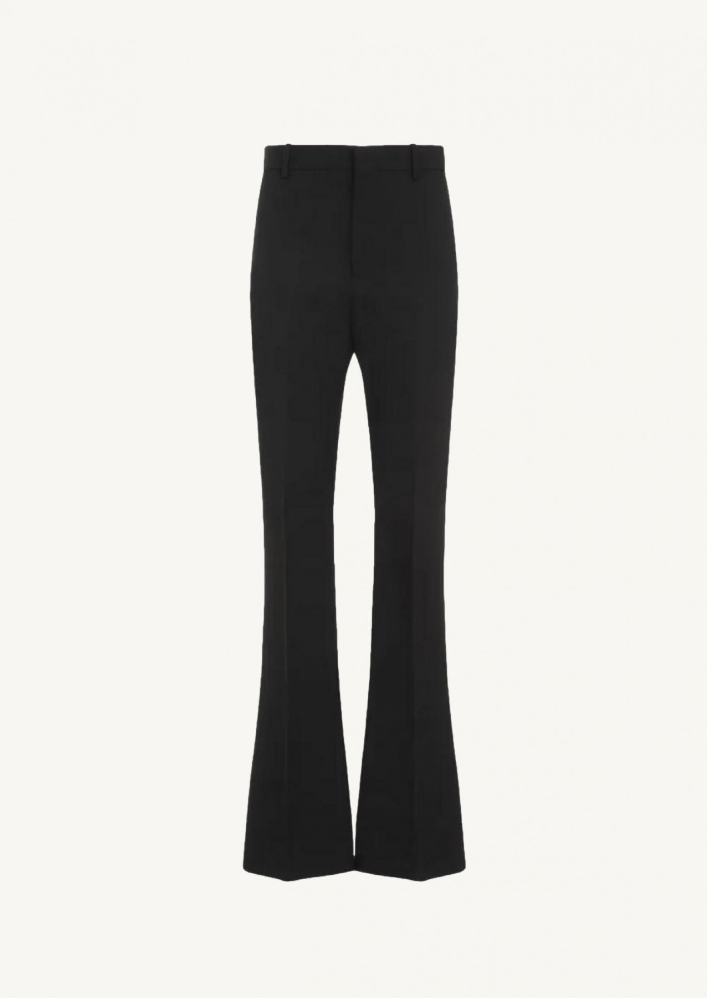 Wool pant in black