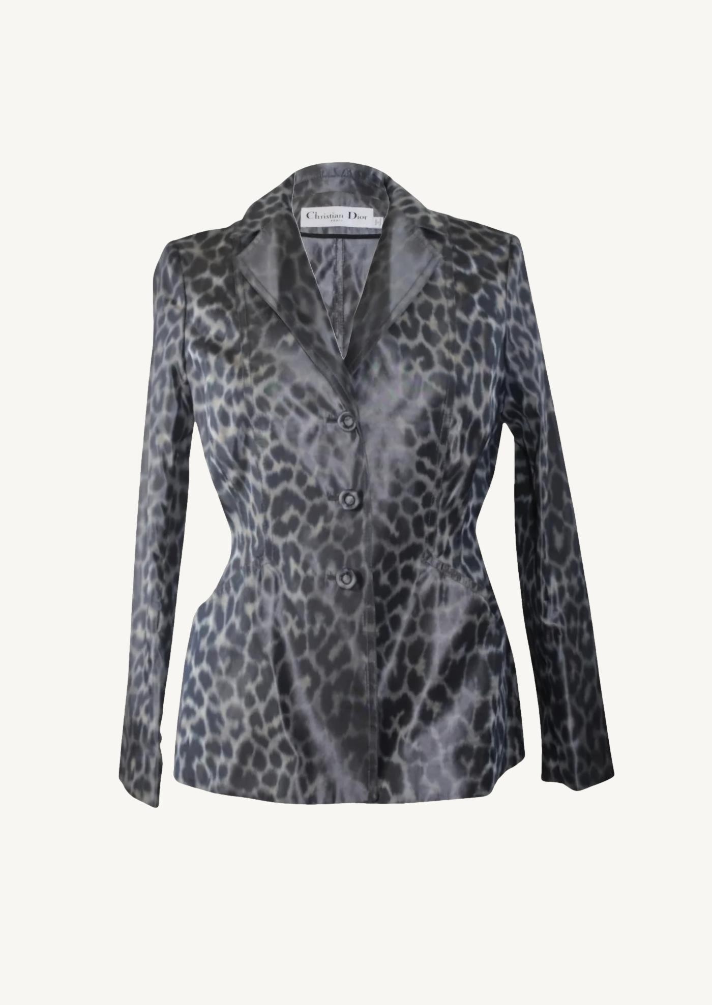 Veste Bar Mizza imprimé leopard