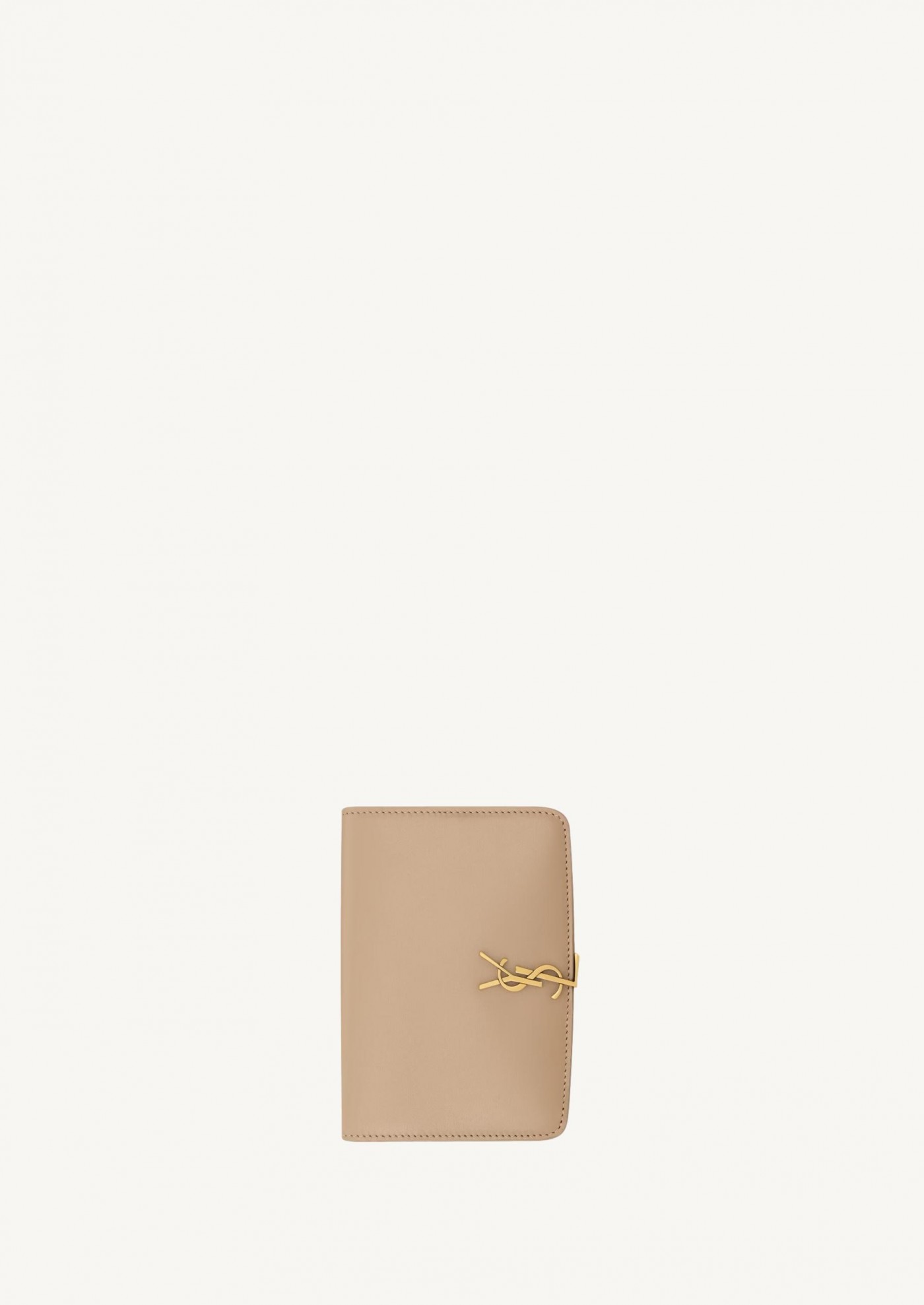Voltaire passport cover in toffee box