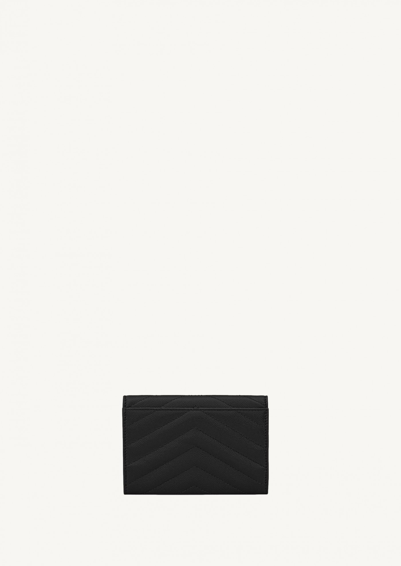 Cassandre wallet black and gold powder grain