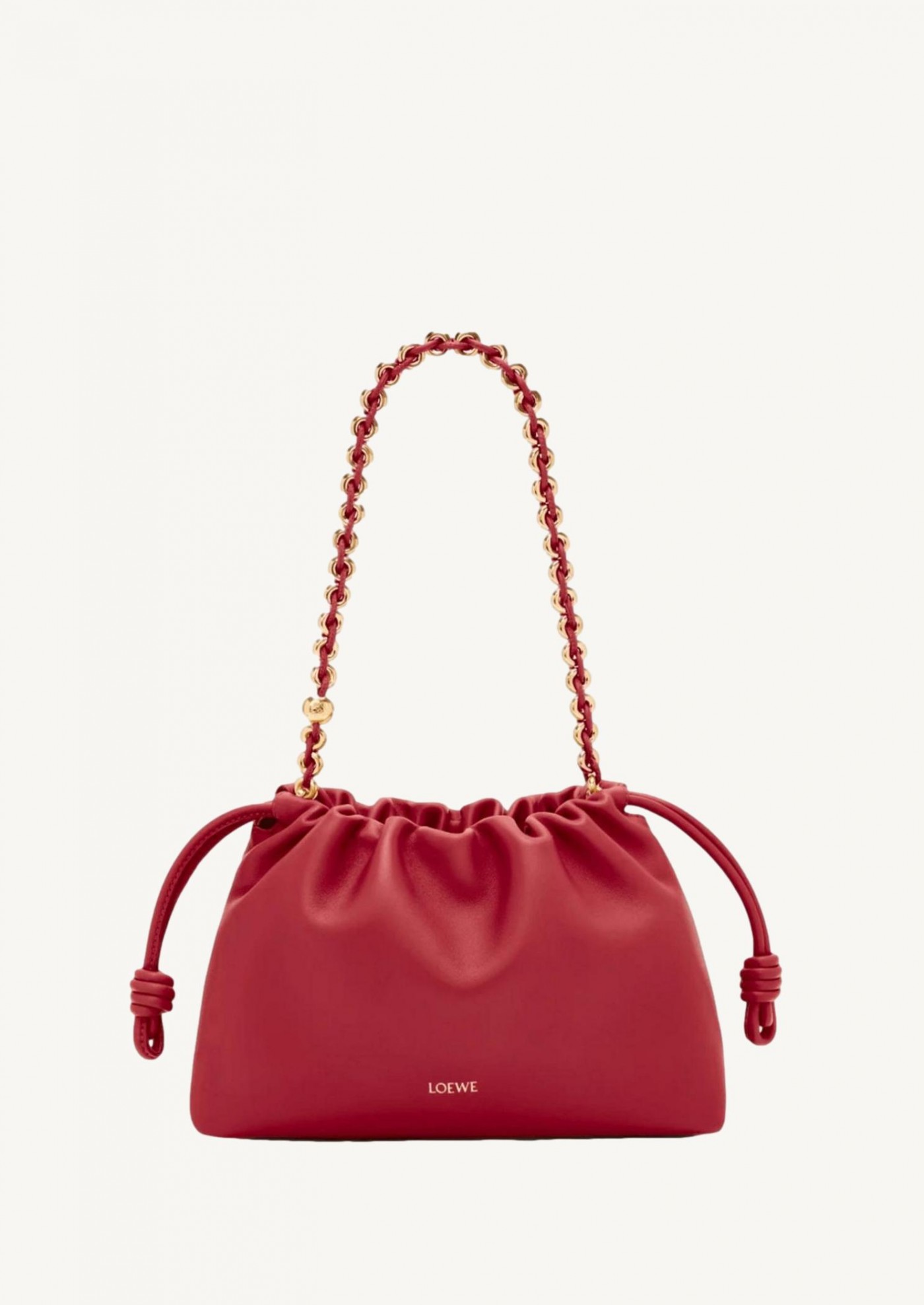 Moyen Flamenco purse rouge brulé