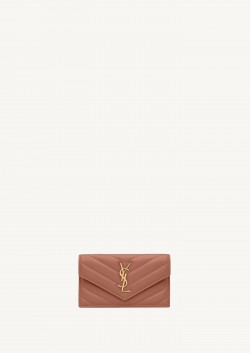 Cassandre fragments cardholder with flap in lambskin leather