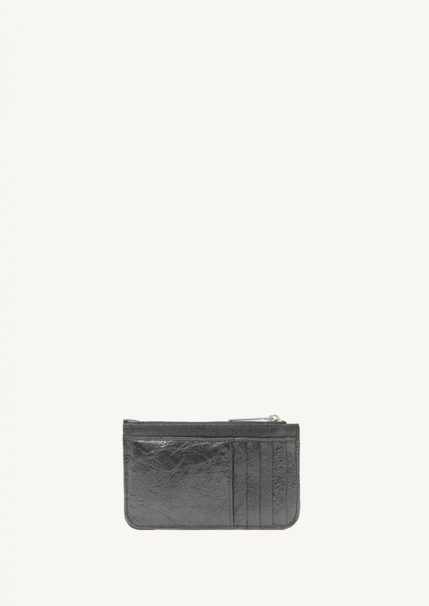 Monaco Long Card & Coin Wallet in Black