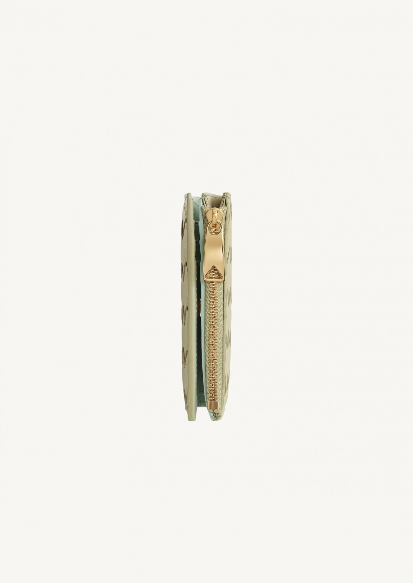 Bi-Fold Intrecciato Small Wallet travertine/new sage