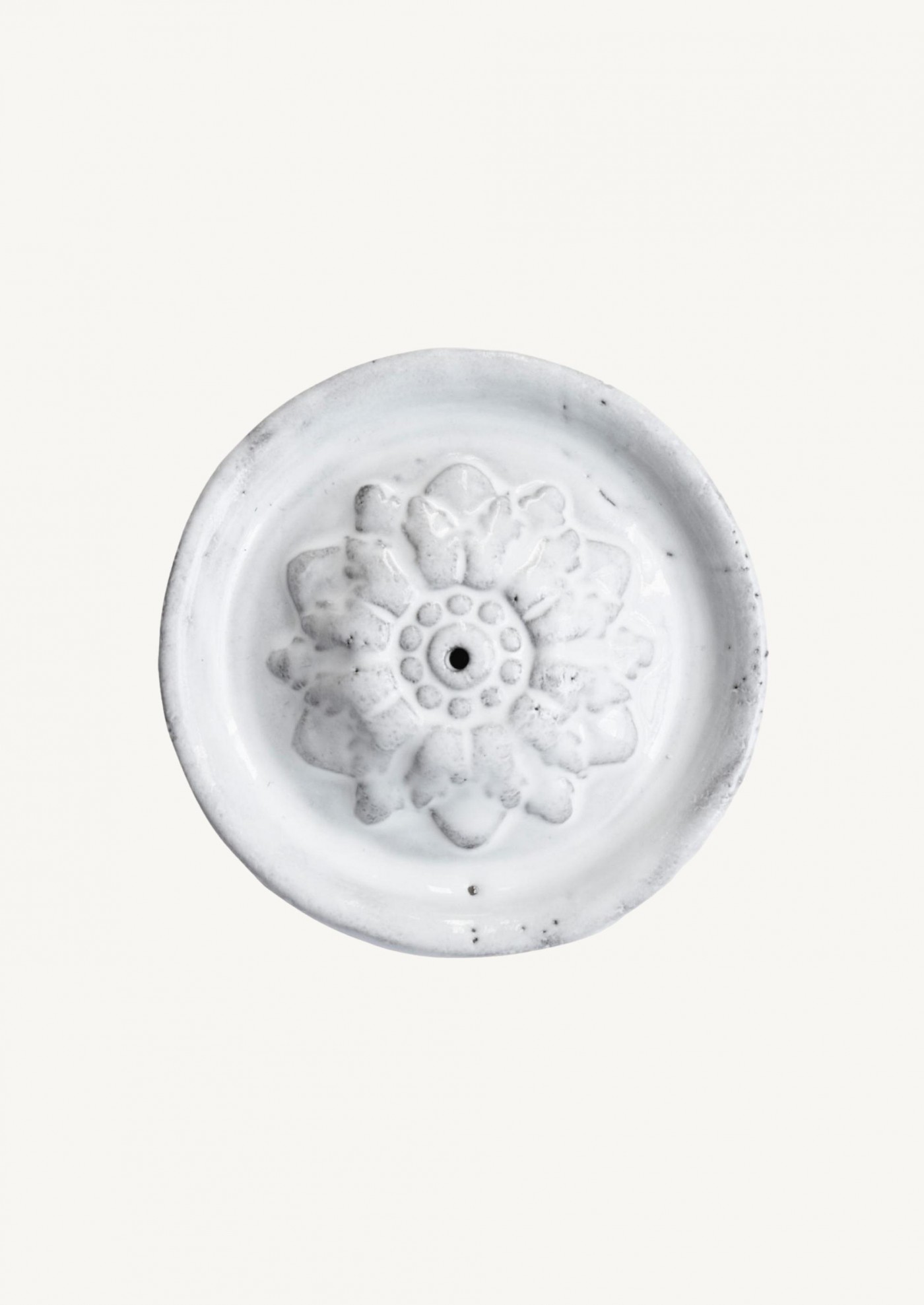 Emilie incense burner on saucer