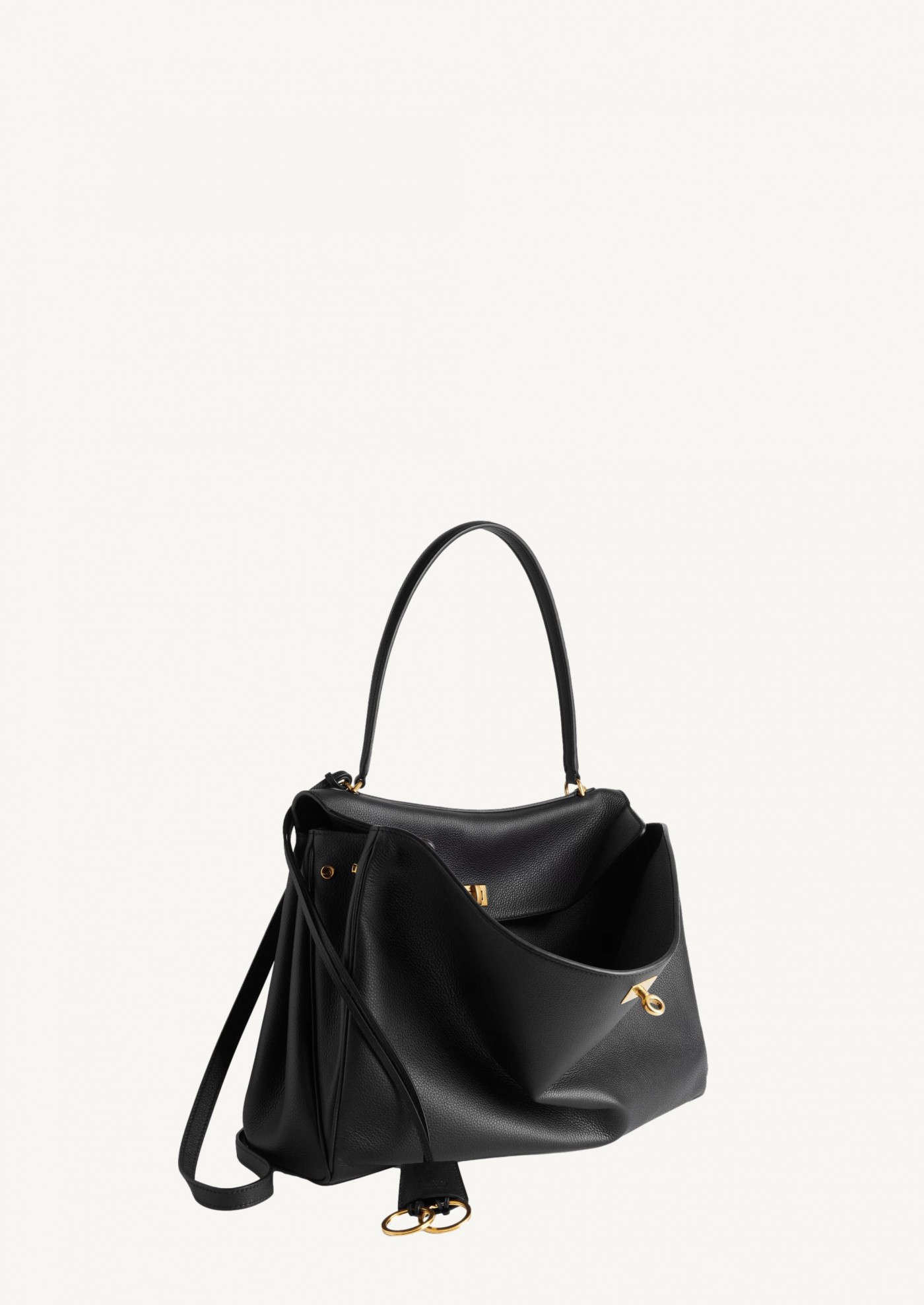 Large black and gold grained Rodeo