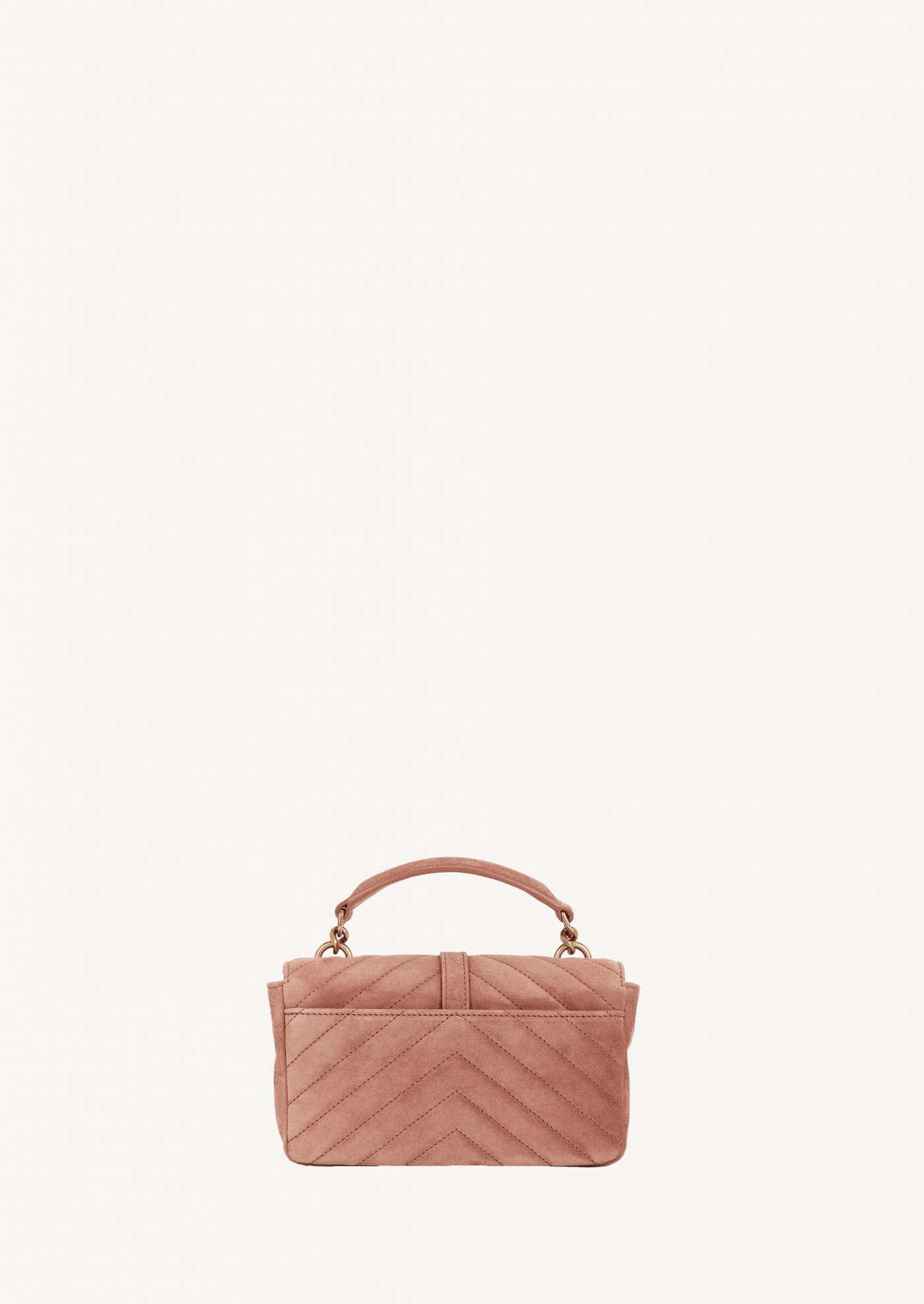 Mini College suède rose barely