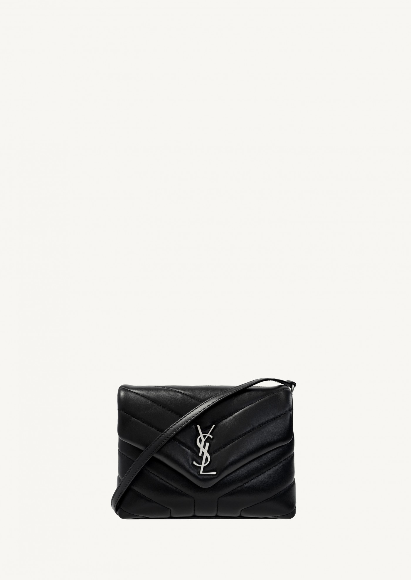 Mini Loulou black and silver - Saint Laurent