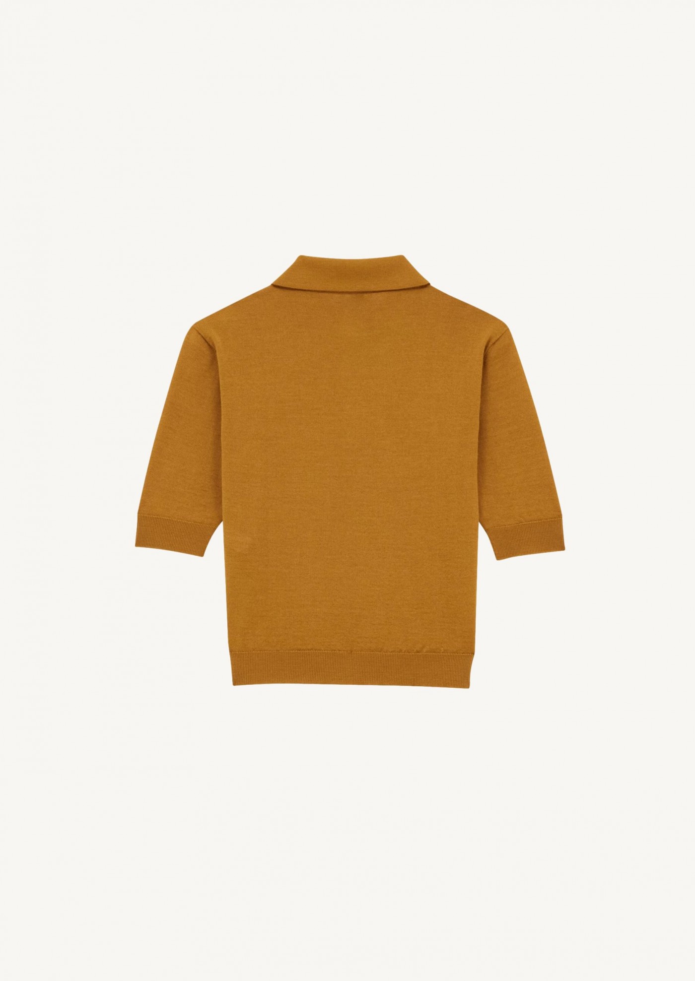 Polo Cassandre en cachemire marron