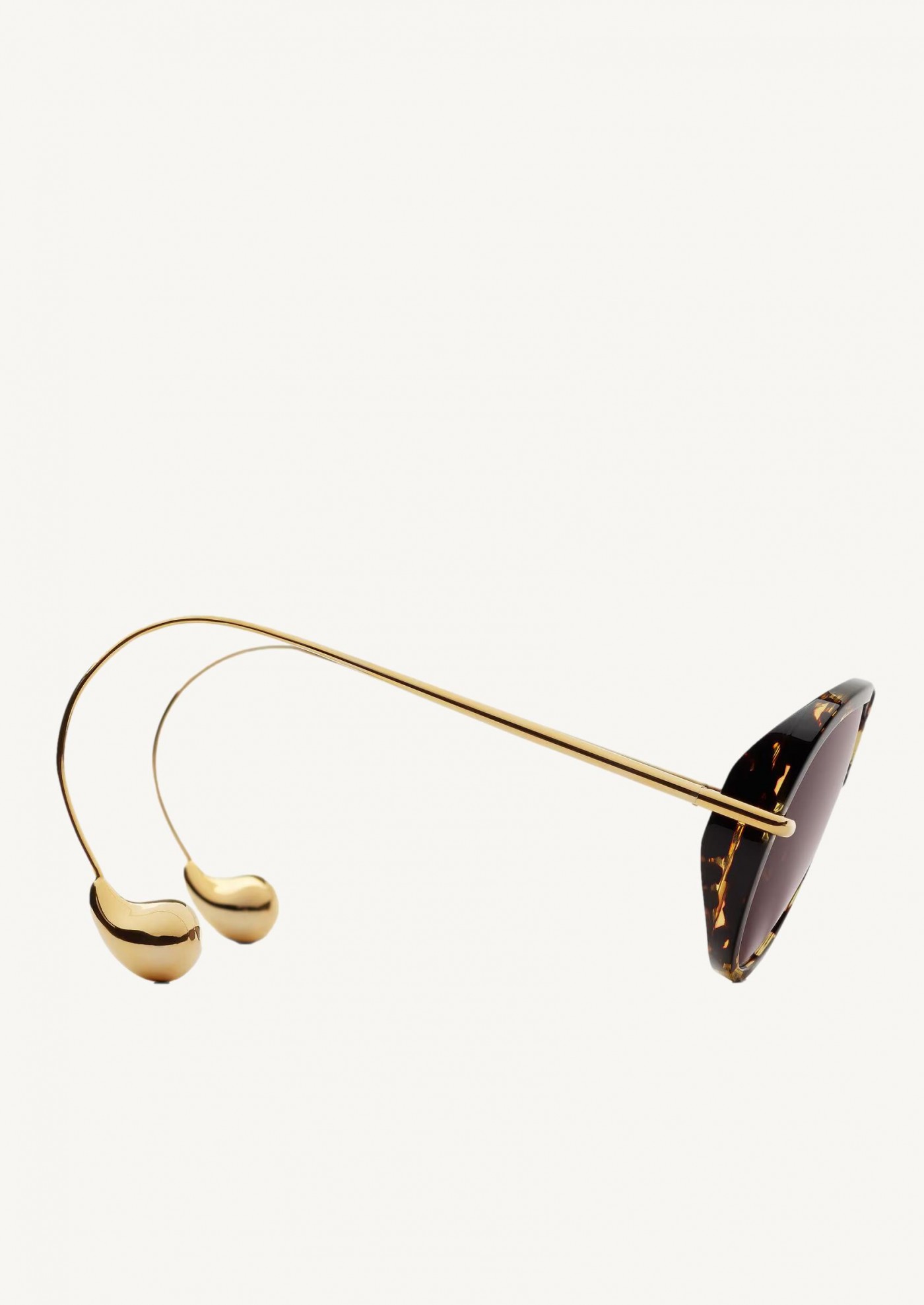 Lunettes de soleil aviateur Drop havana gold grey