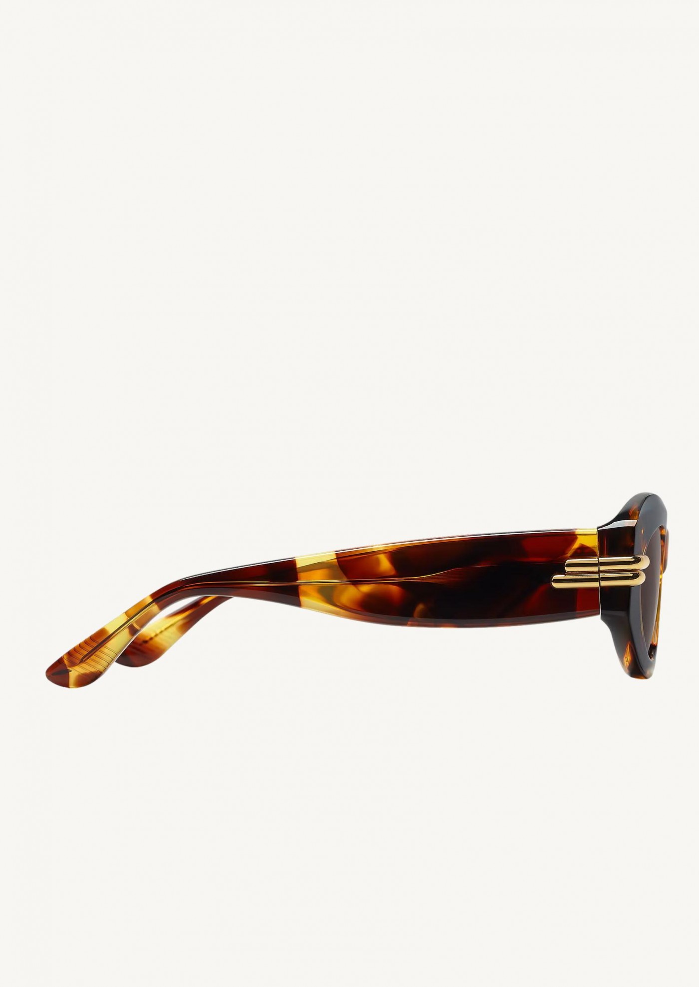 Lunettes de soleil ovales Mitre havana brown