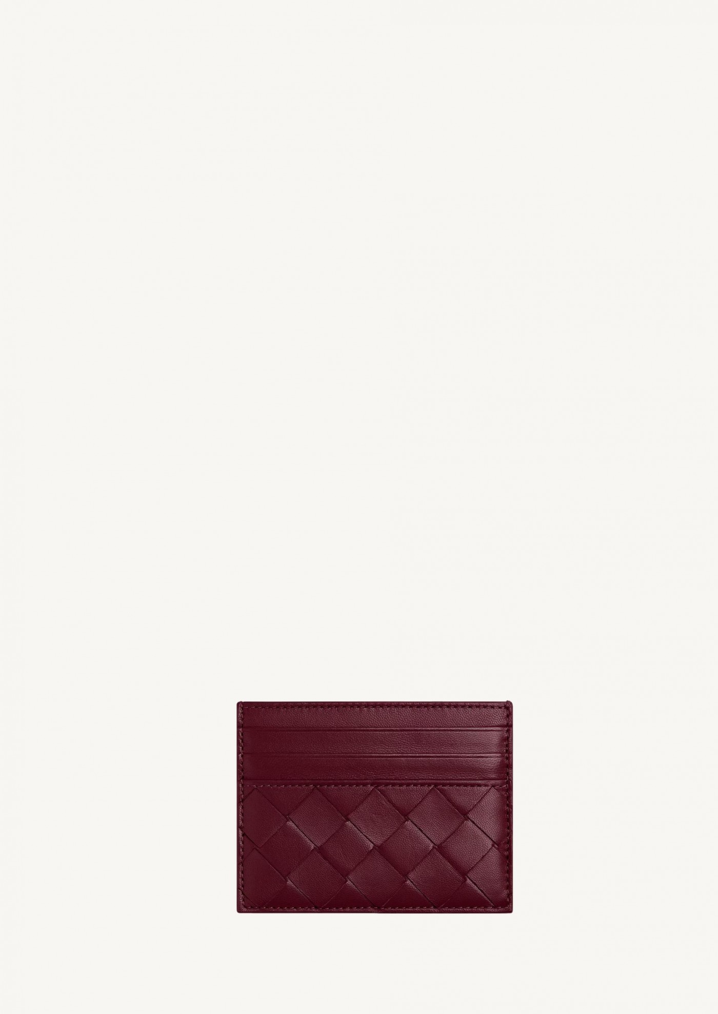 Barolo Intrecciato Credit Card Case Bottega Veneta
