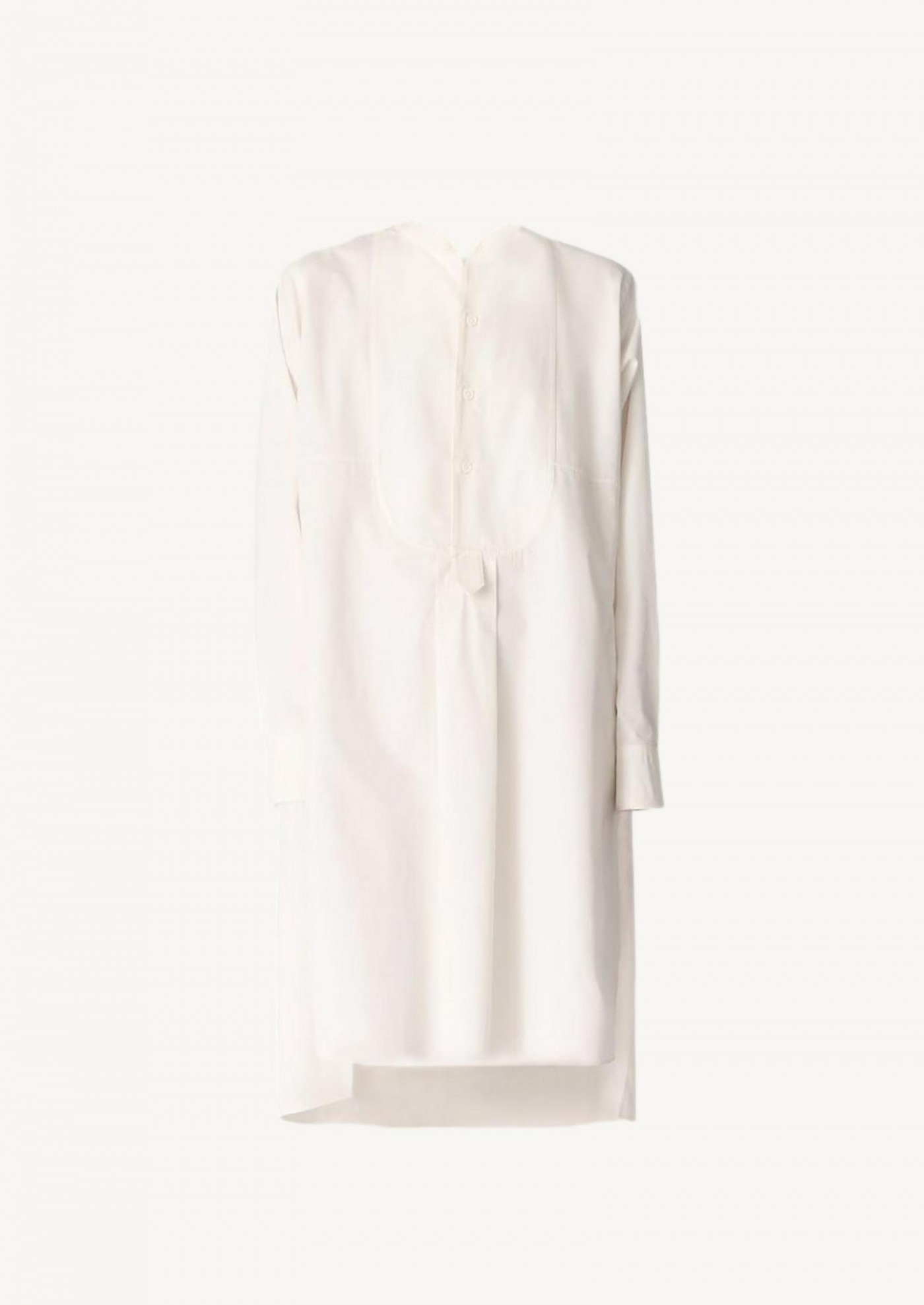 Robe en coton compact chalk