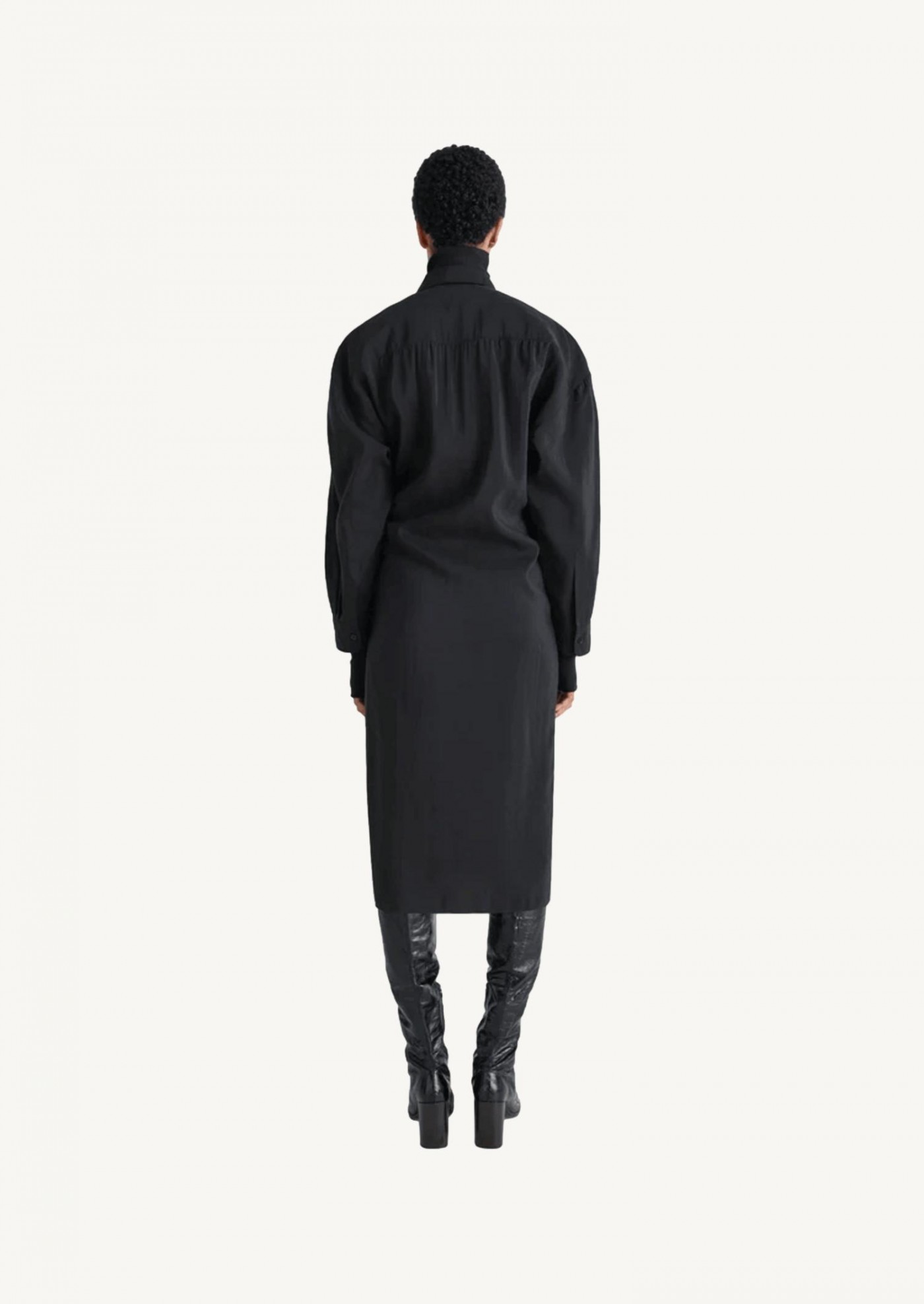 Robe twisted noir Lemaire