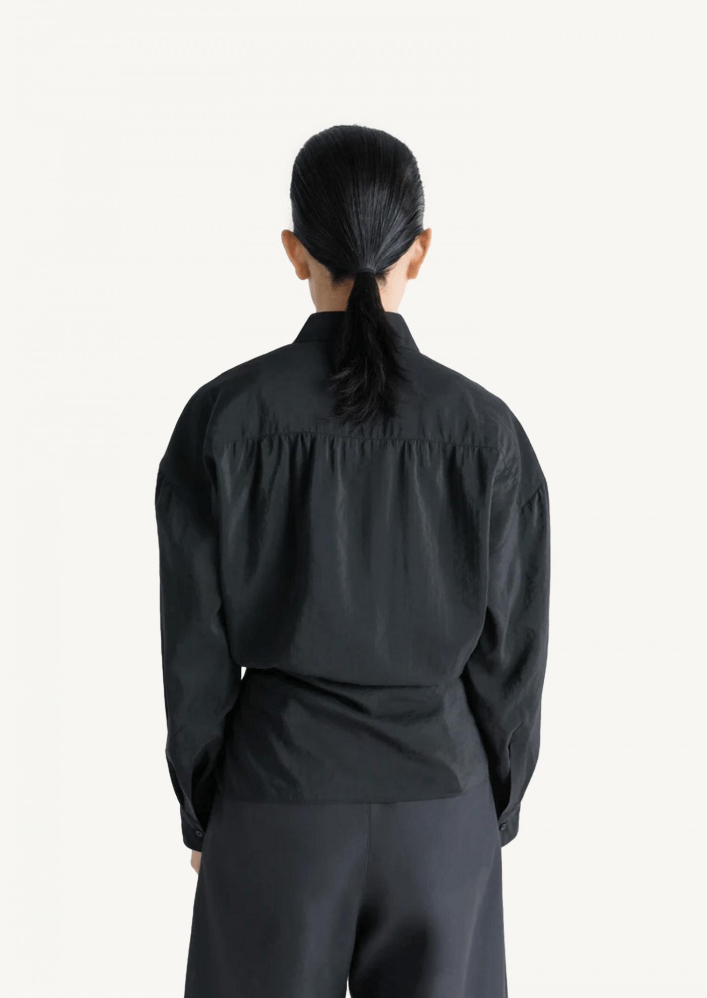 Chemise twisted noir Lemaire Chemise twisted noir Lemaire