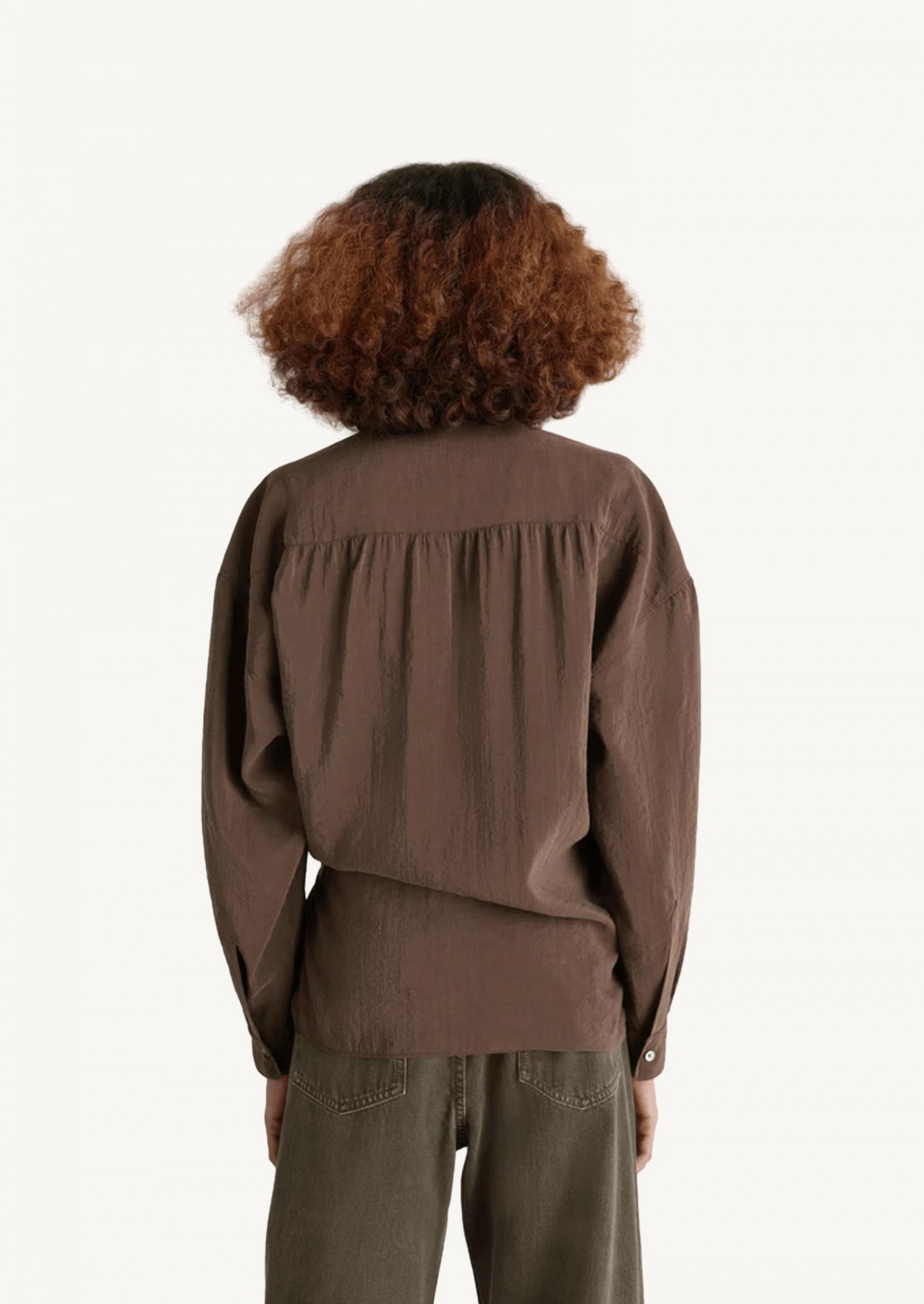 Brown twisted shirt Lemaire Brown twisted shirt Lemaire