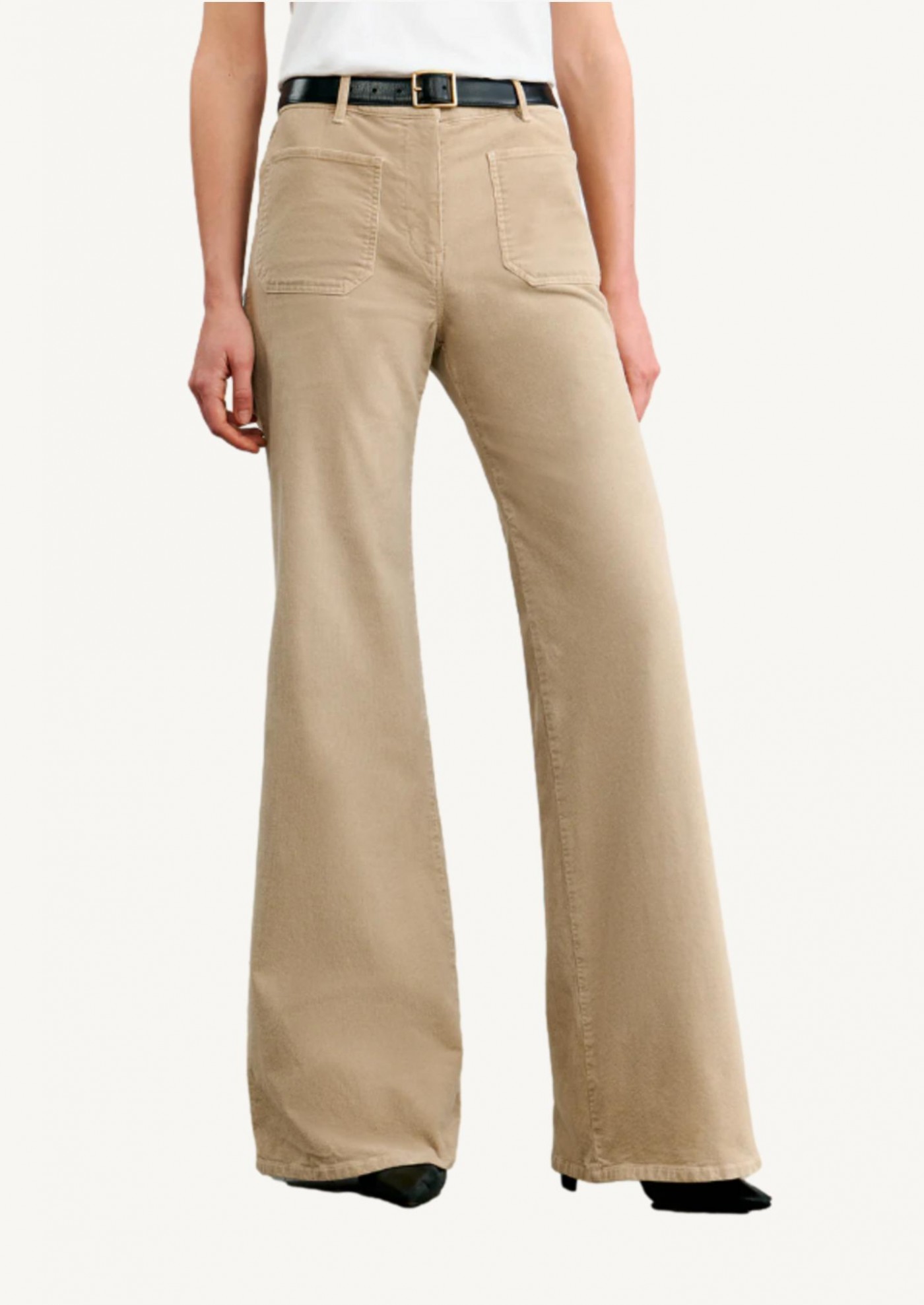 Pantalon en velours côtelé Florence