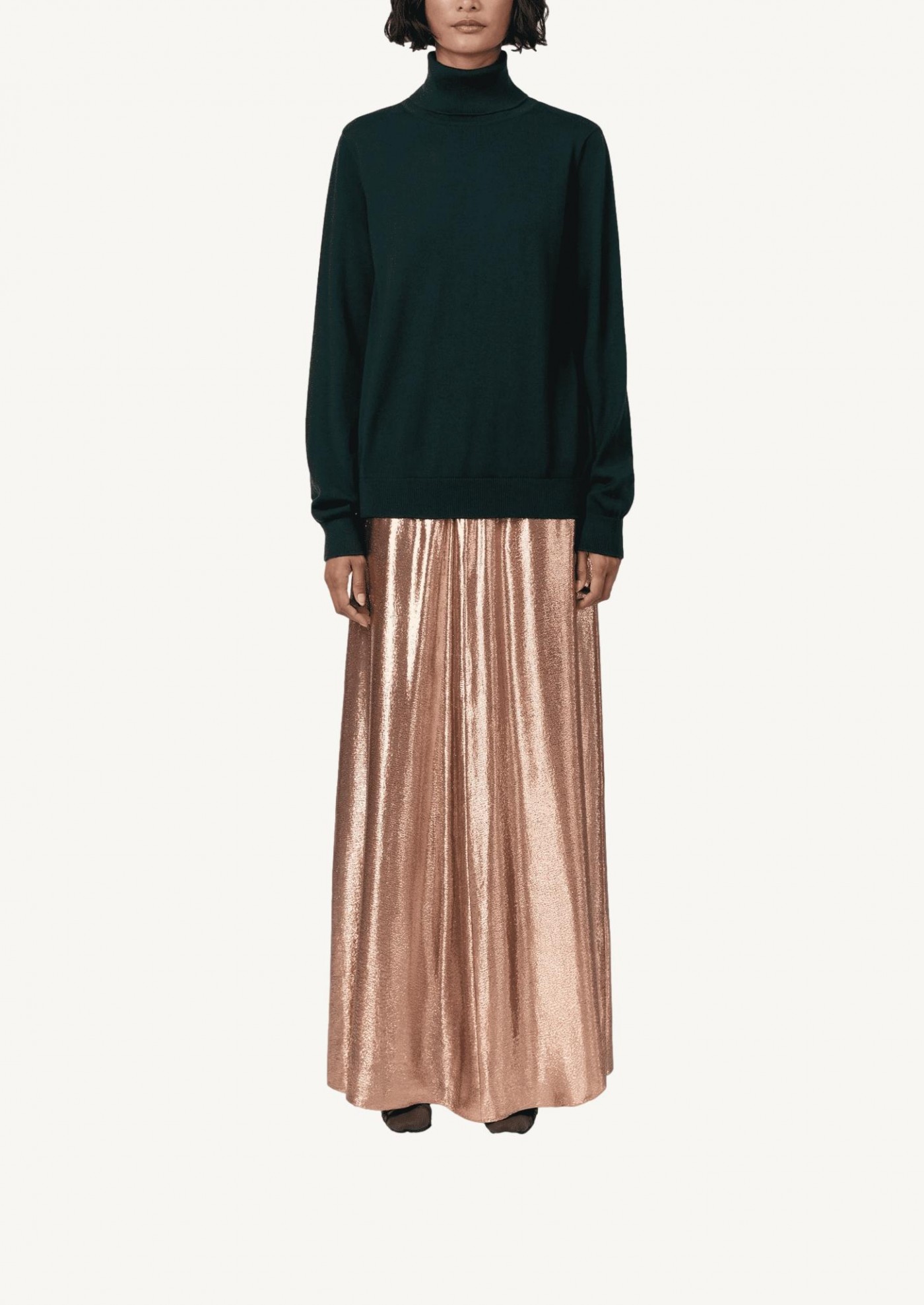 Orne bottle green turtleneck