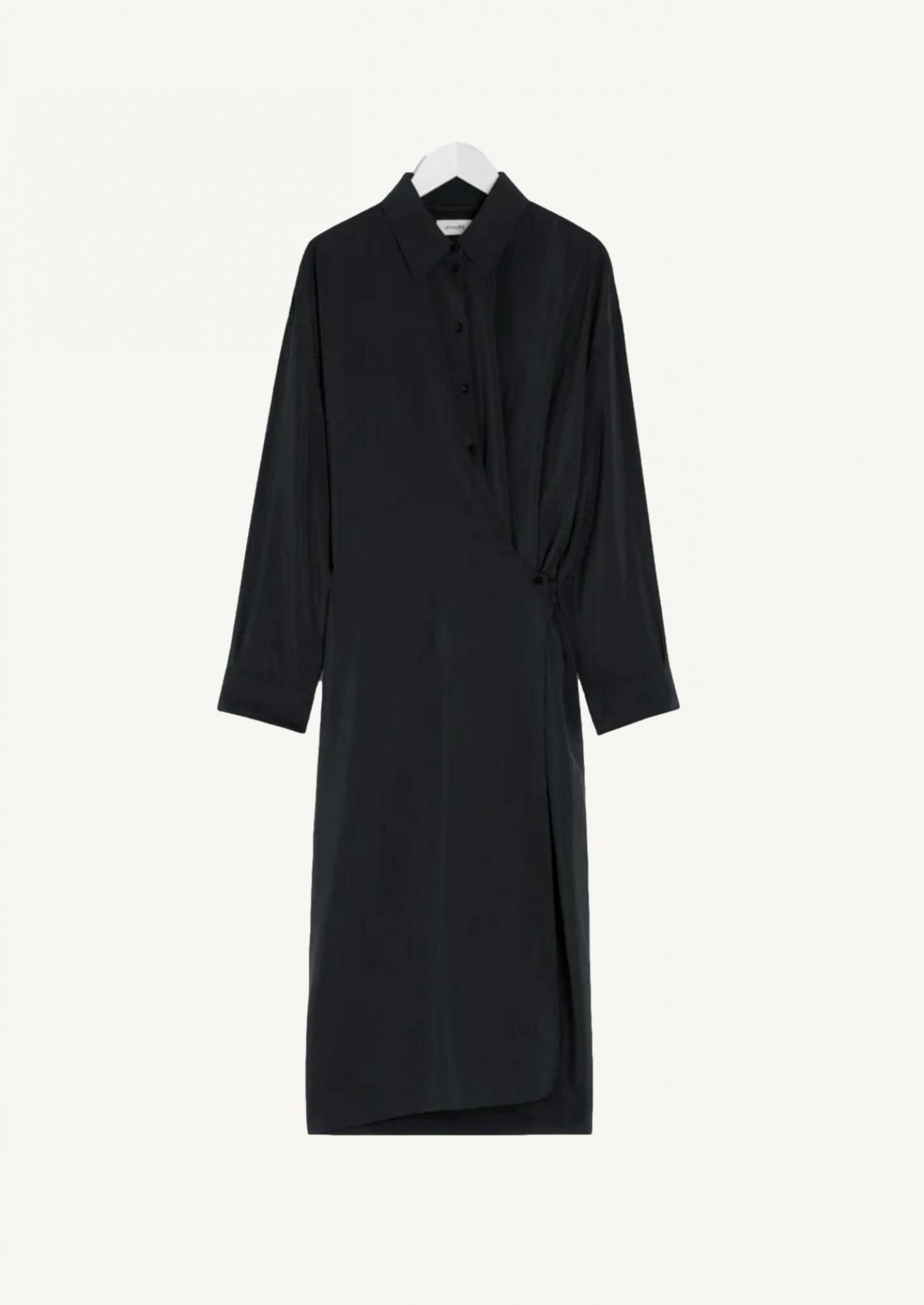Robe chemise ceinture en popeline de coton - Alaïa