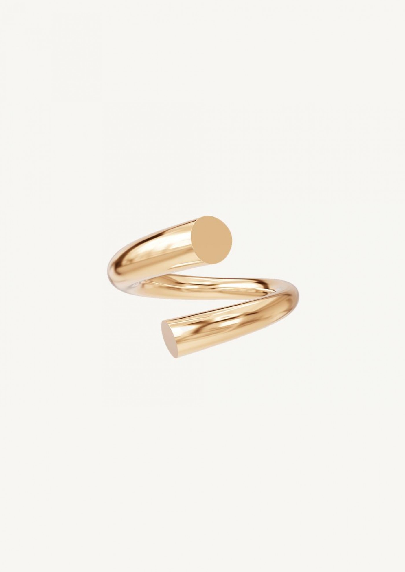 Biseau Ring in Vermeil